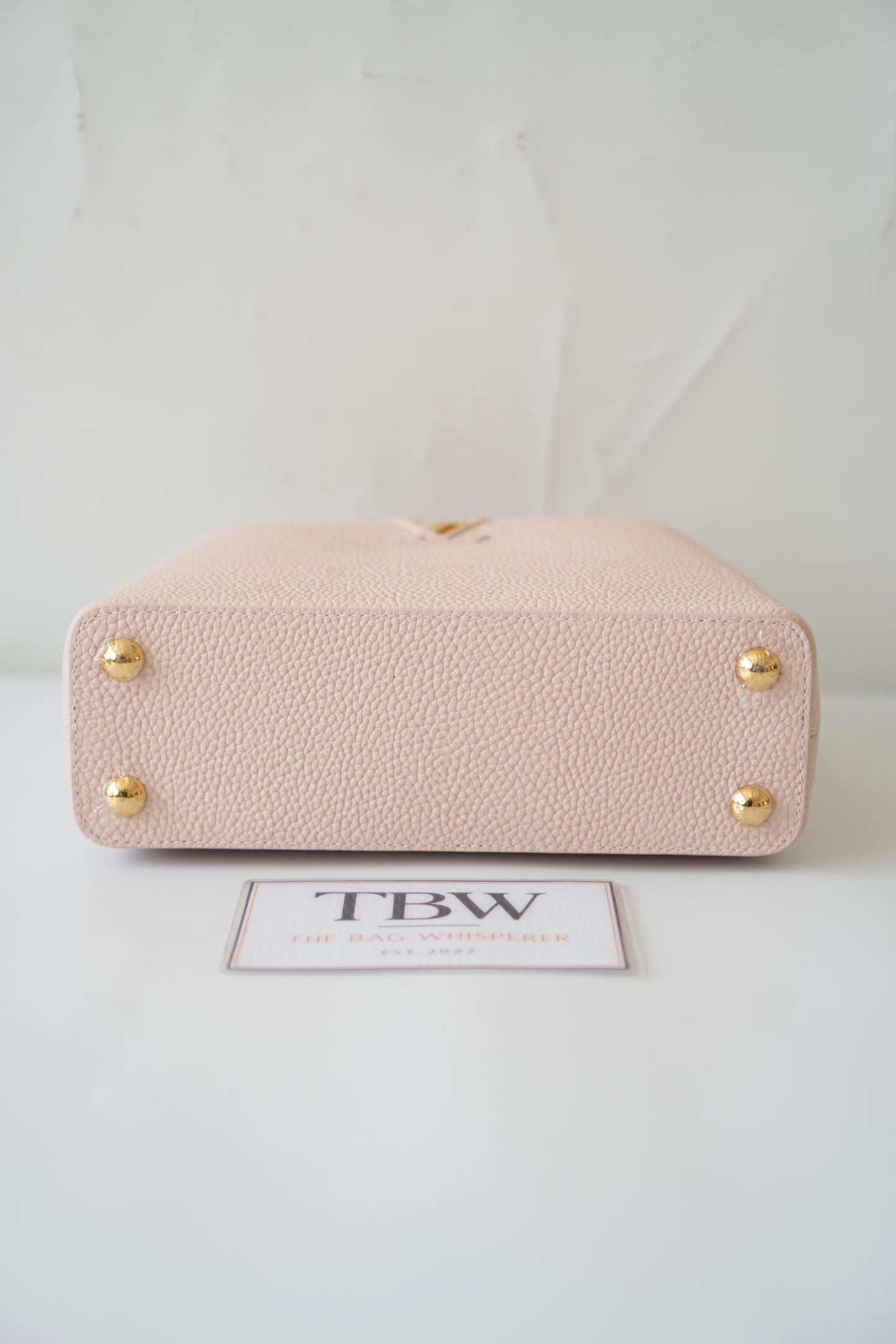 Capucines BB – Rose Jasmin in Taurillon Leather