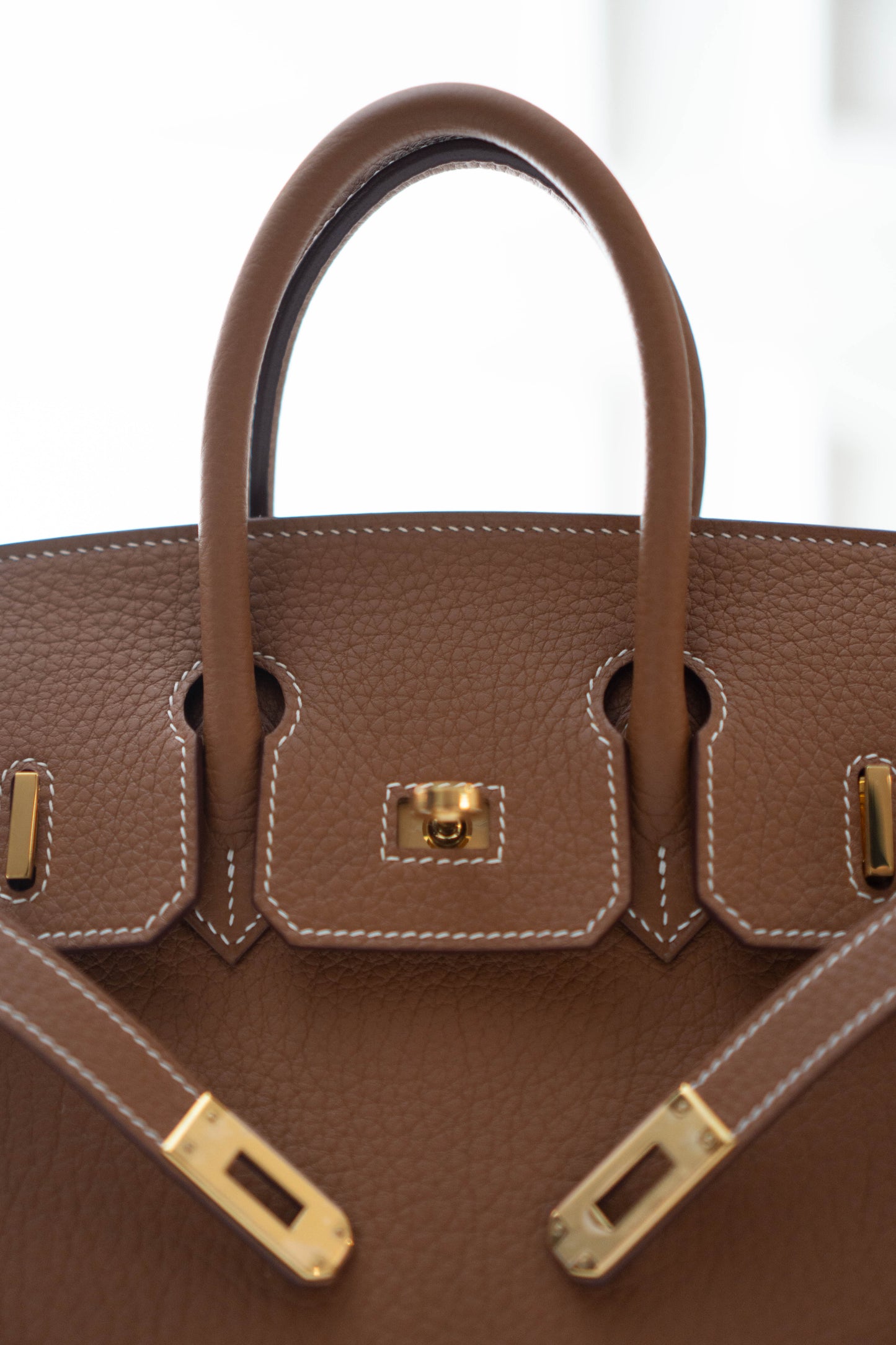 BK 25 in Gold Togo leather