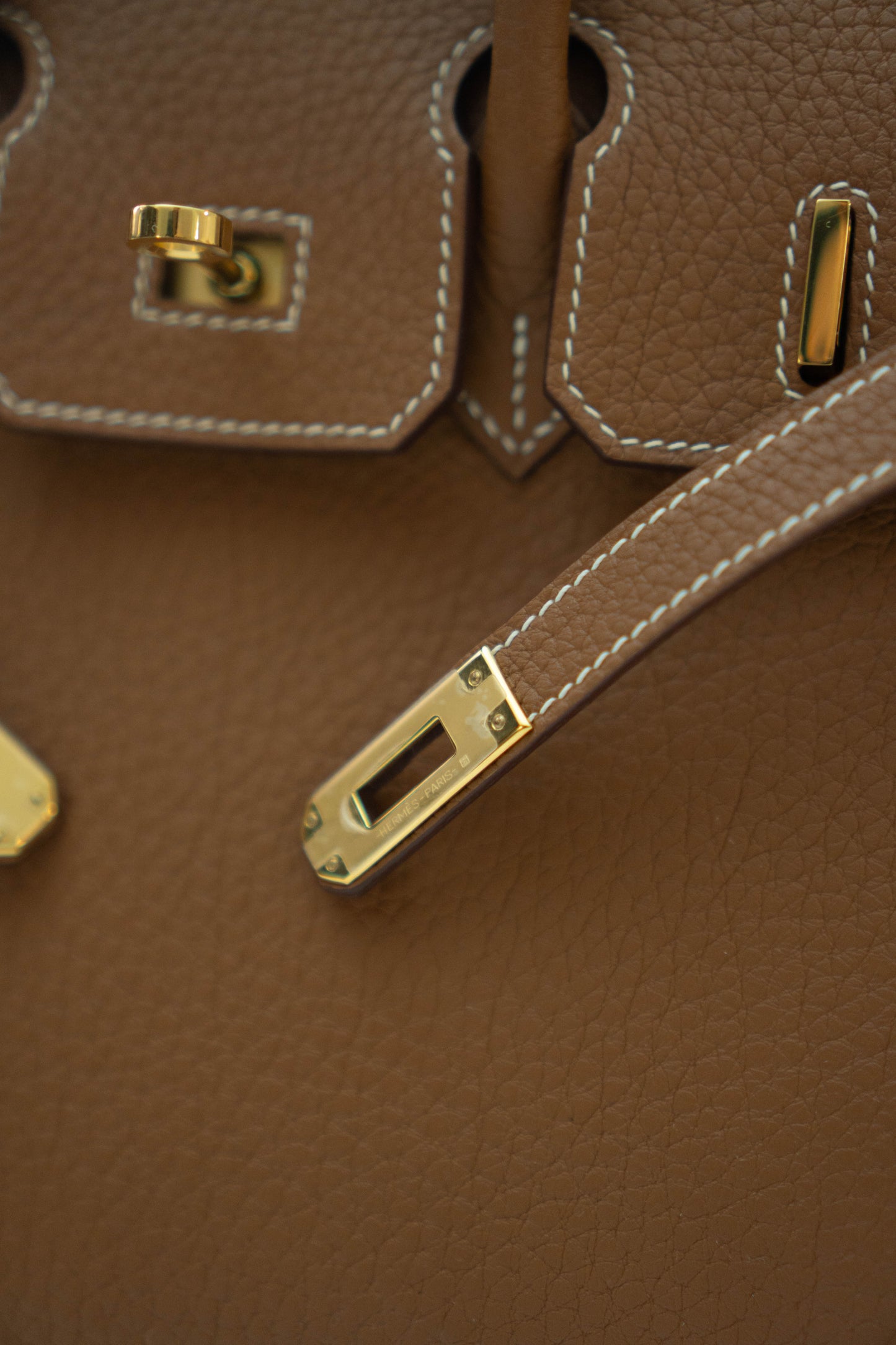 BK 25 in Gold Togo leather
