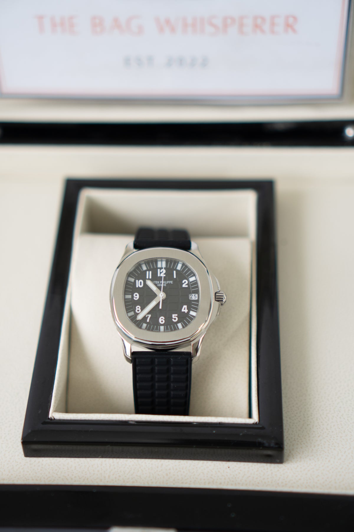 Aquanaut Automatic – Black Dial & Rubber Strap