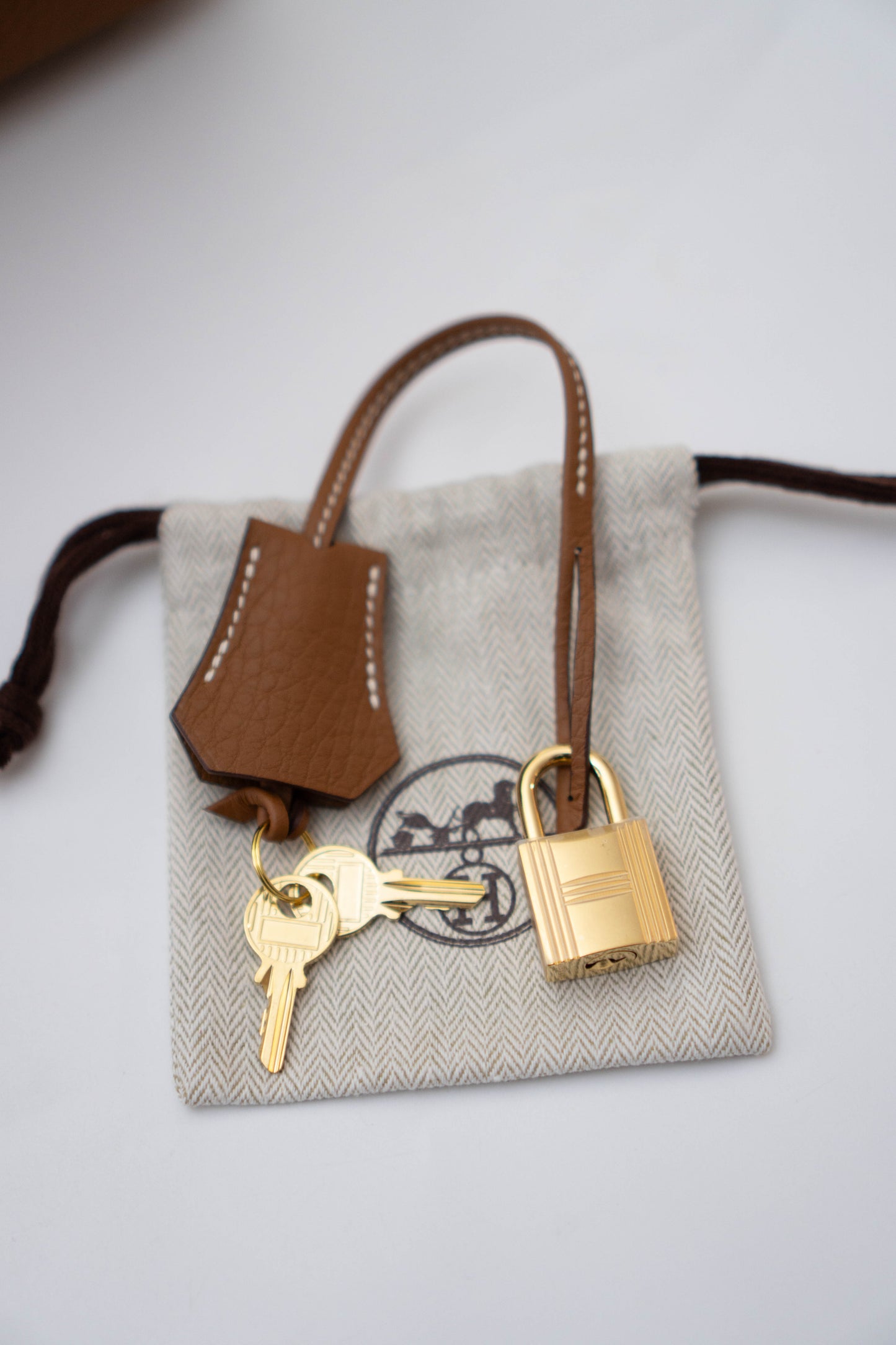 BK 25 in Gold Togo leather