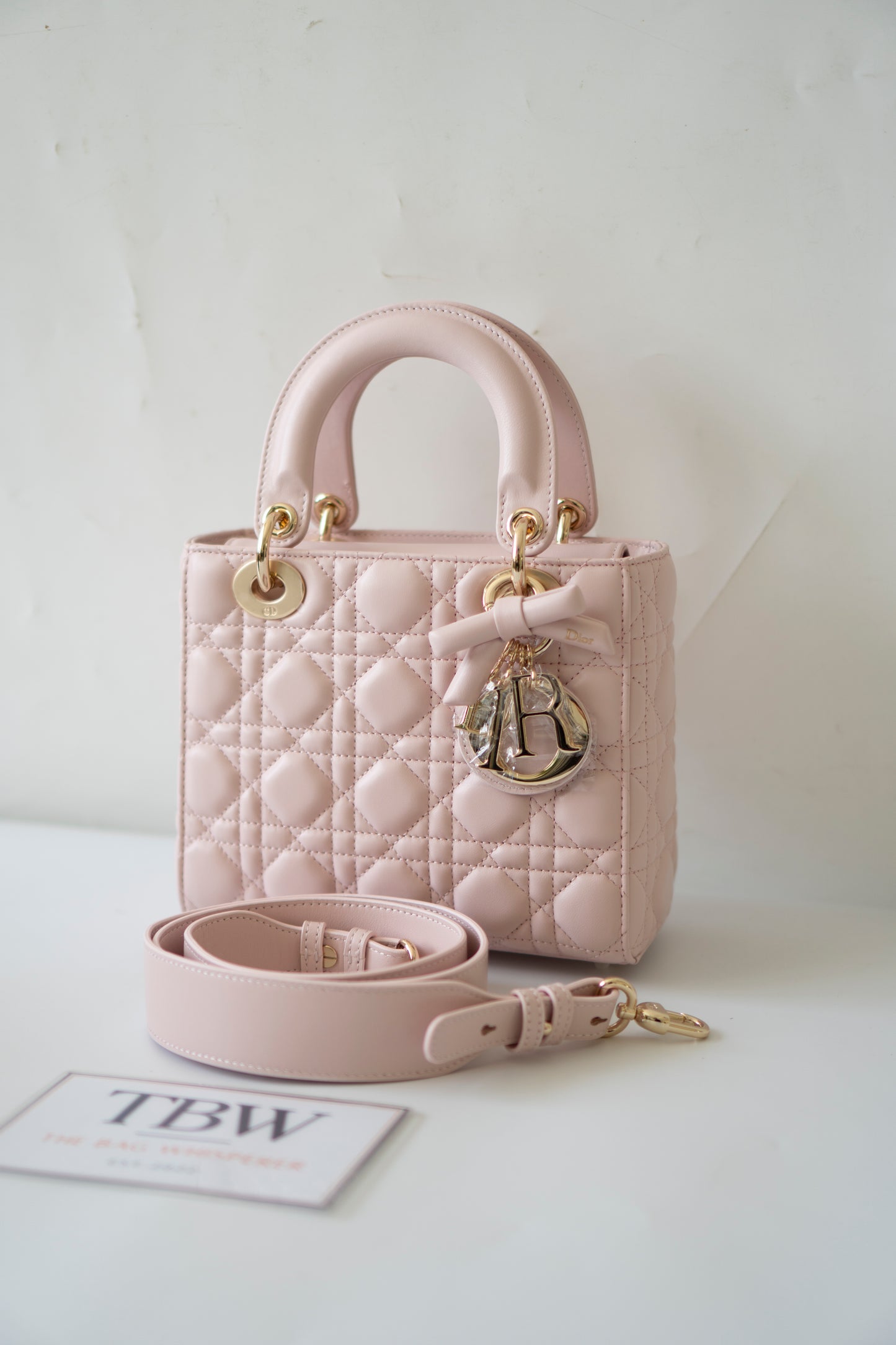 Lady D My ABCDor Small – Blush Pink Lambskin