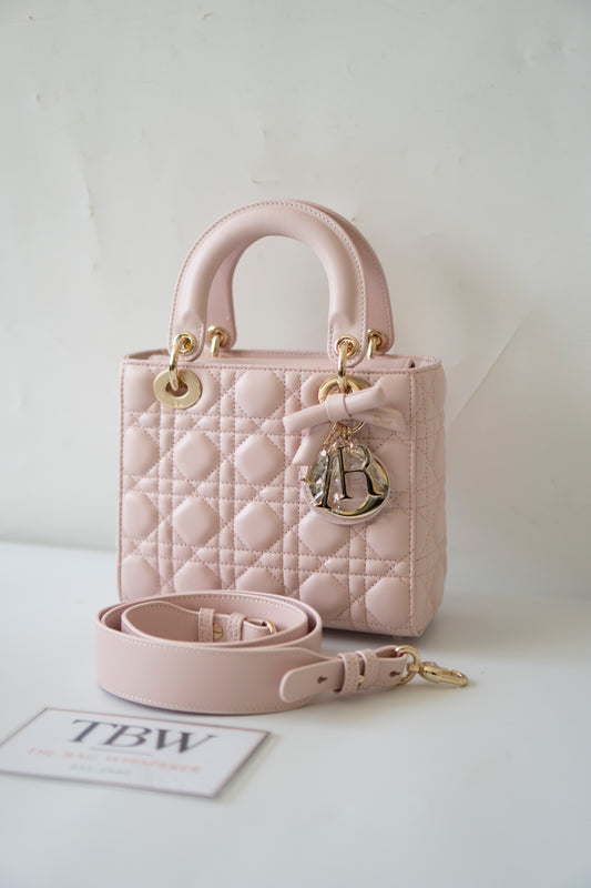 Lady D My ABCDor Small – Blush Pink Lambskin