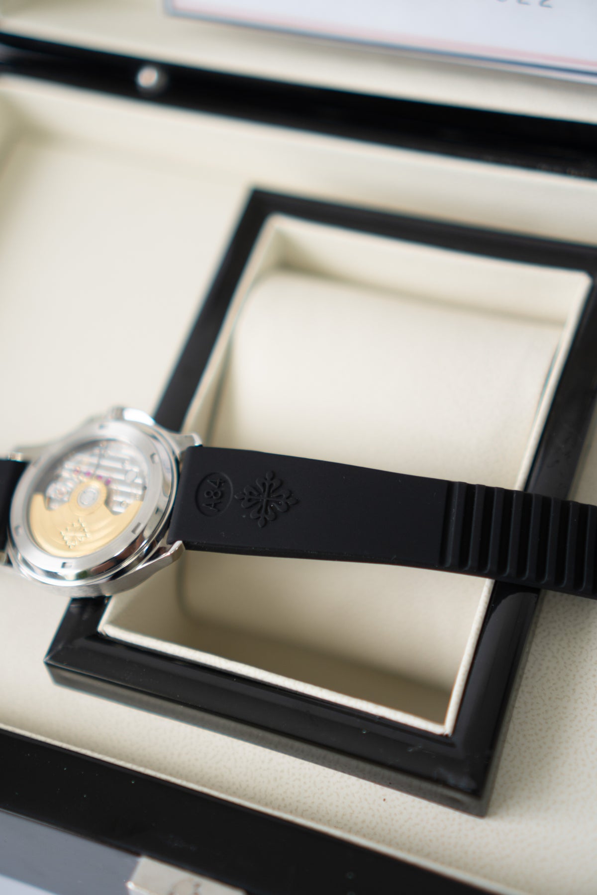 Aquanaut Automatic – Black Dial & Rubber Strap