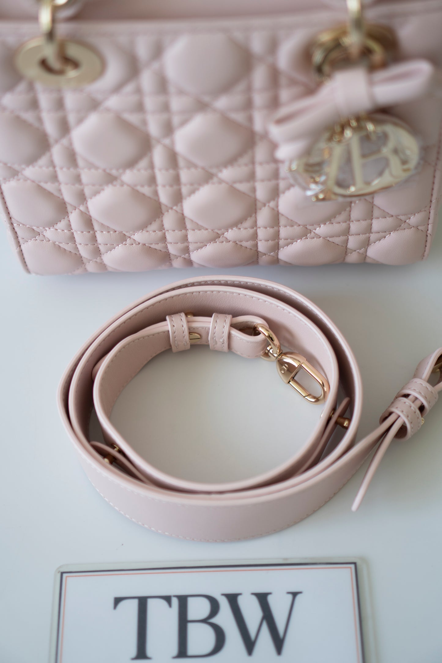 Lady D My ABCDor Small – Blush Pink Lambskin