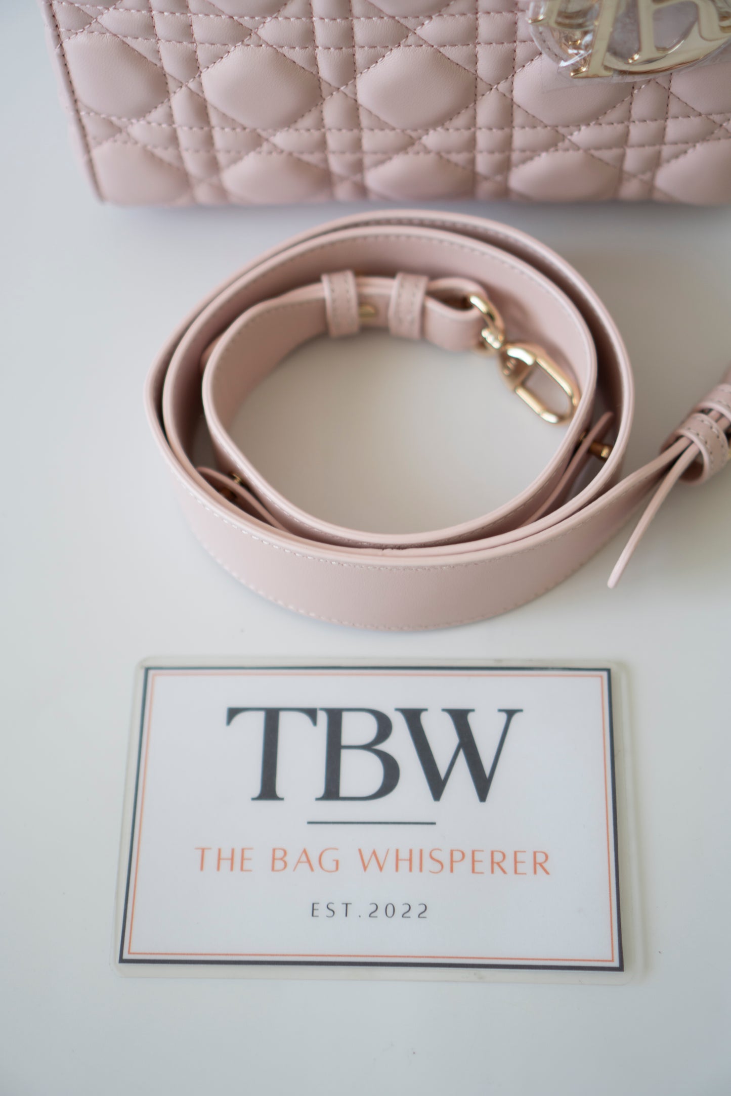 Lady D My ABCDor Small – Blush Pink Lambskin