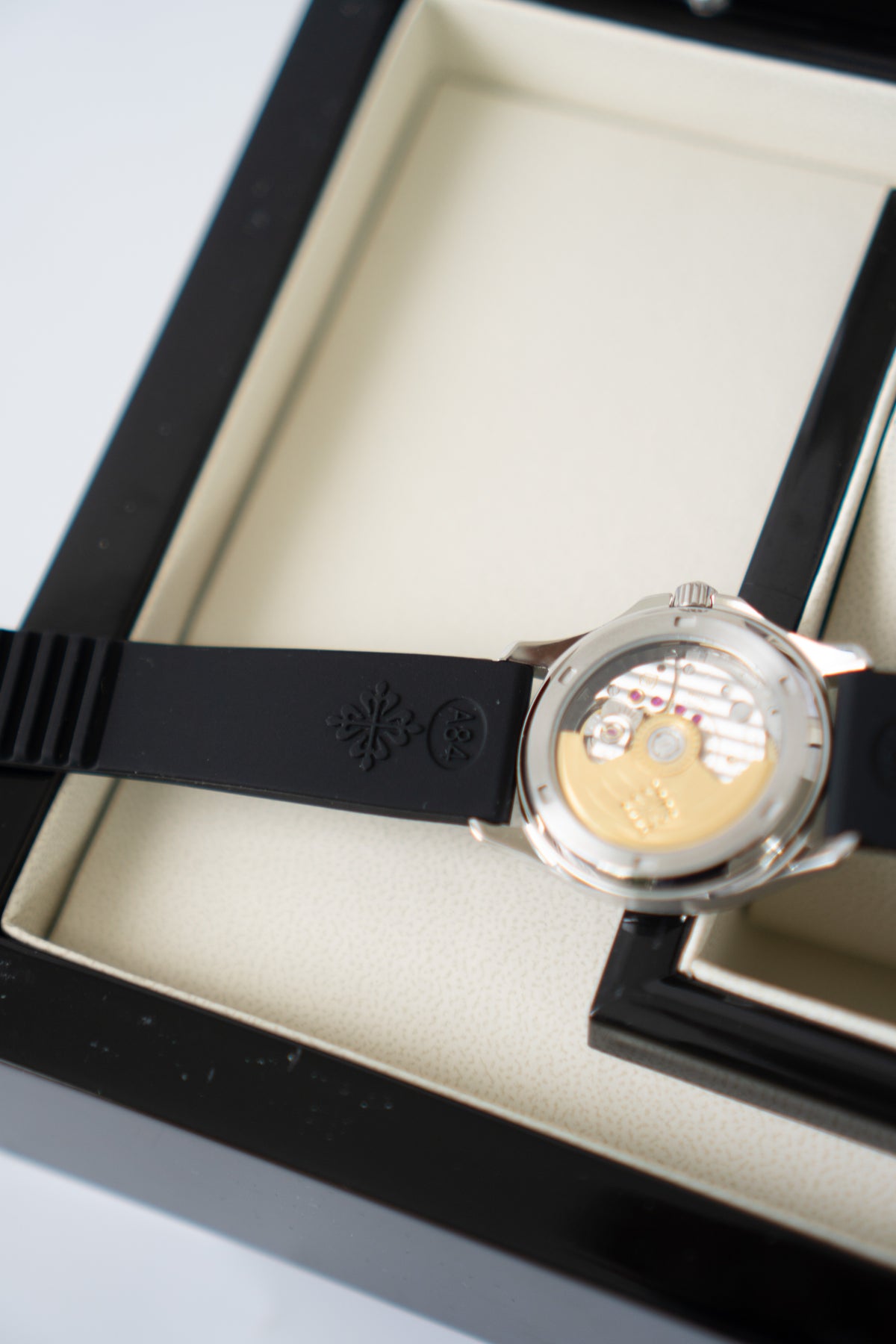 Aquanaut Automatic – Black Dial & Rubber Strap