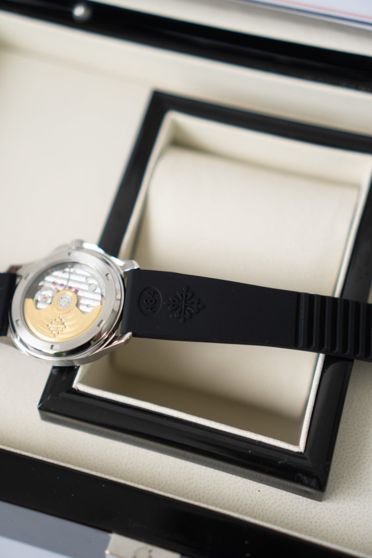 Aquanaut Automatic – Black Dial & Rubber Strap