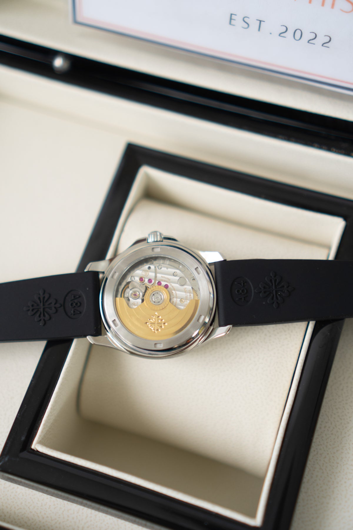 Aquanaut Automatic – Black Dial & Rubber Strap
