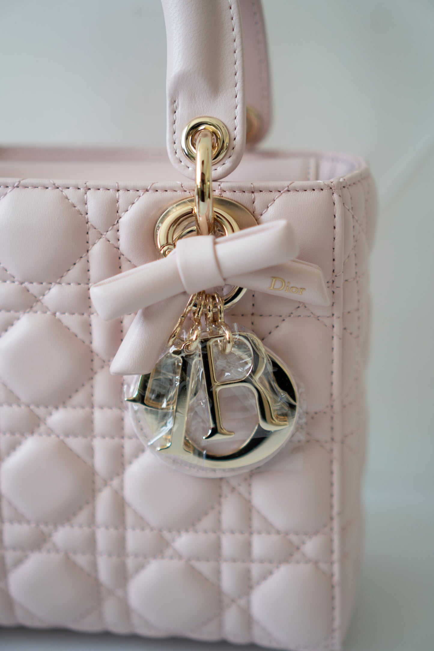 Lady D My ABCDor Small – Blush Pink Lambskin