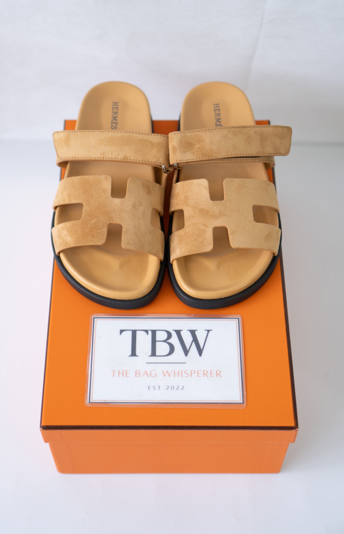 Chypre Sandal – Suede Camel