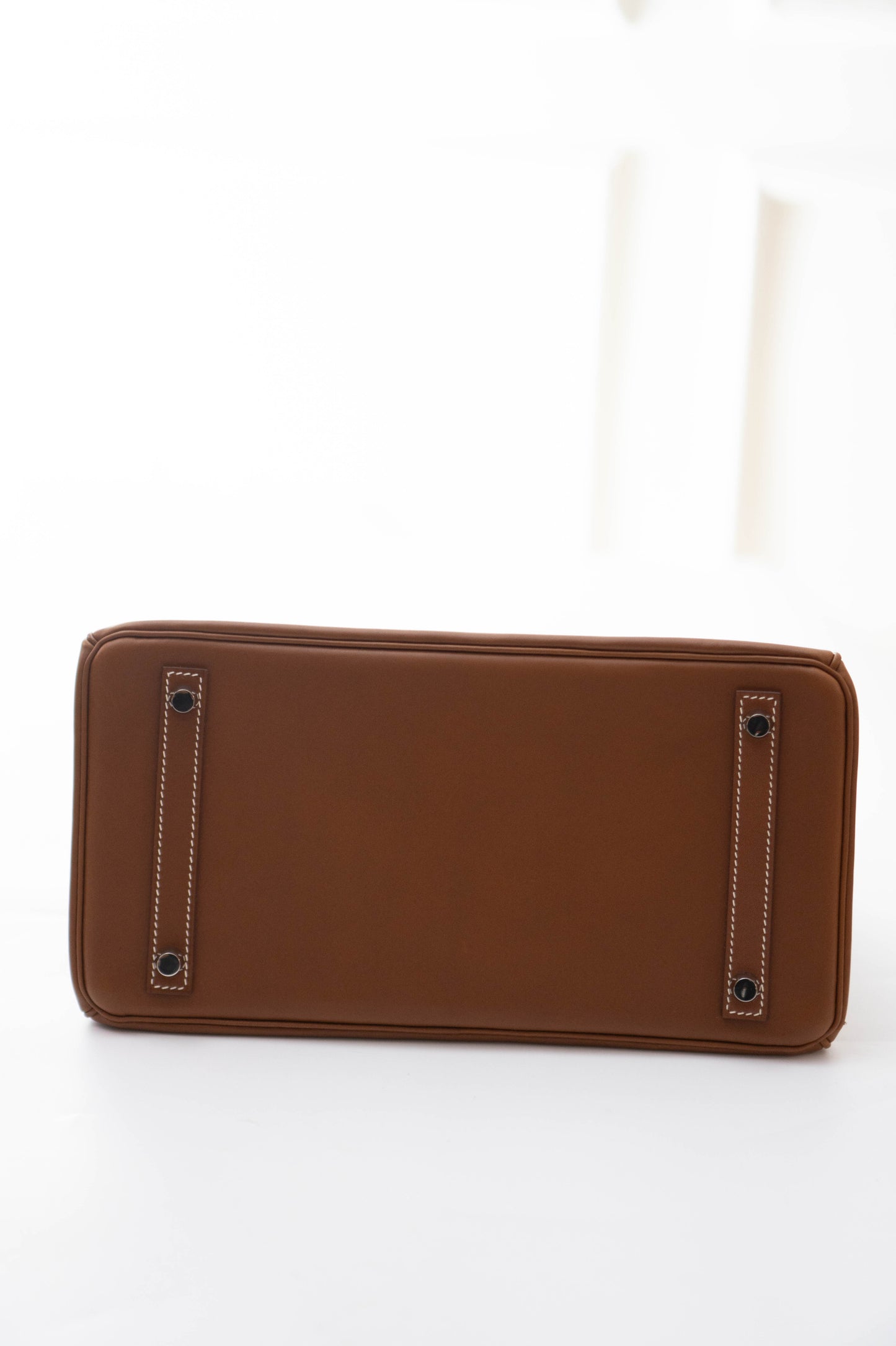 BK 30 in Fauve Barenia Faubourg leather with Palladium Hardware