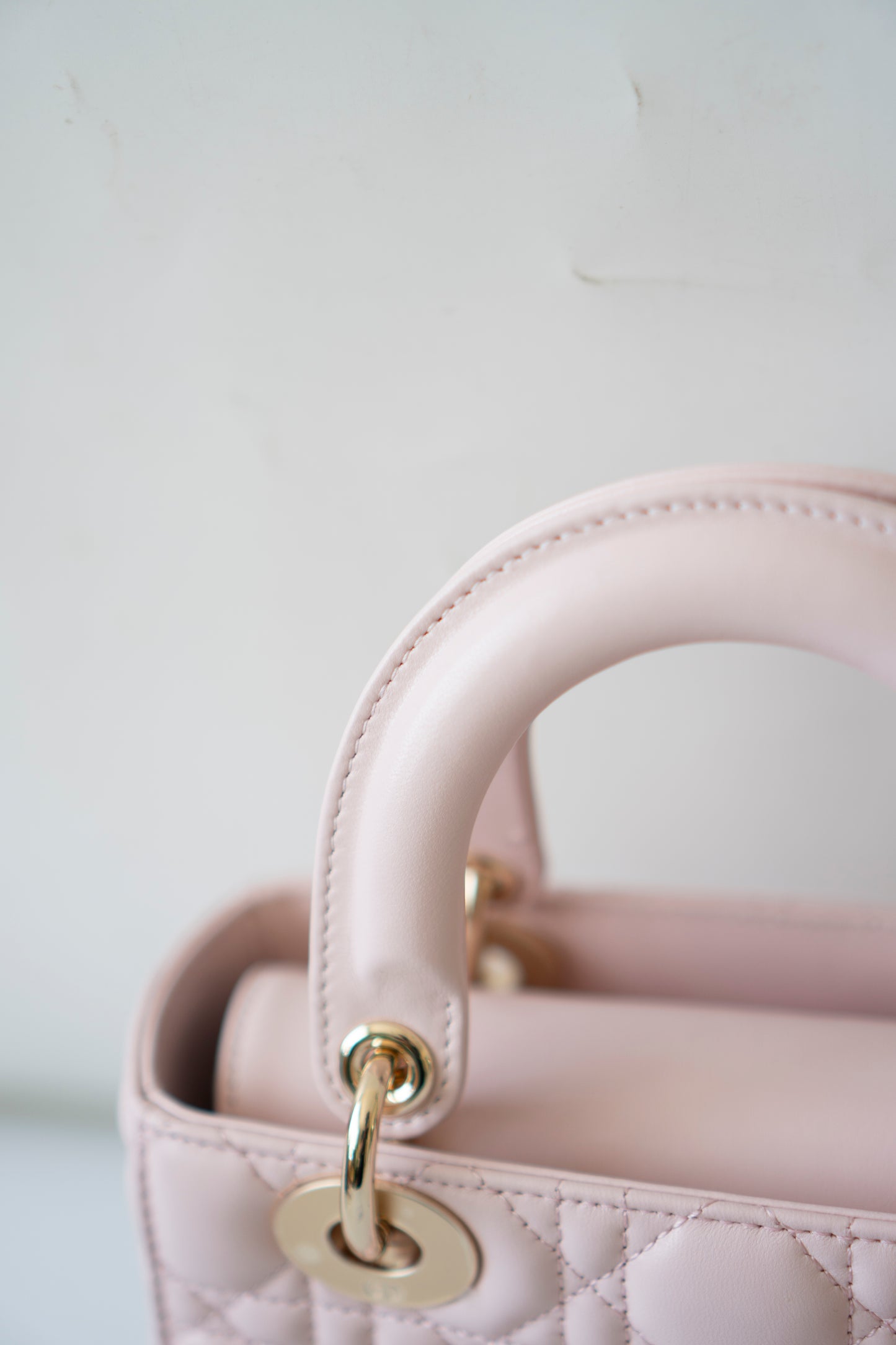 Lady D My ABCDor Small – Blush Pink Lambskin