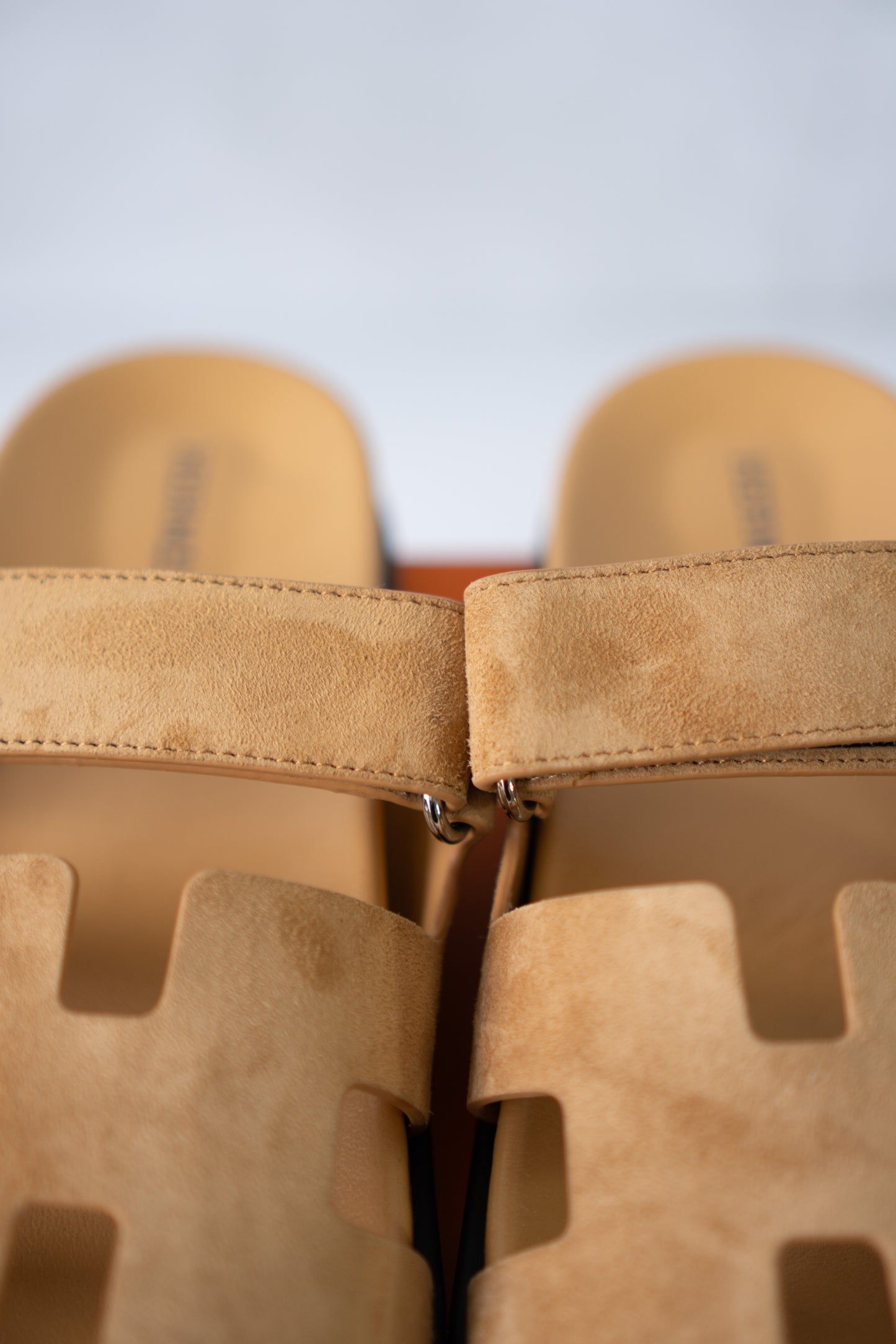 Chypre Sandal – Suede Camel