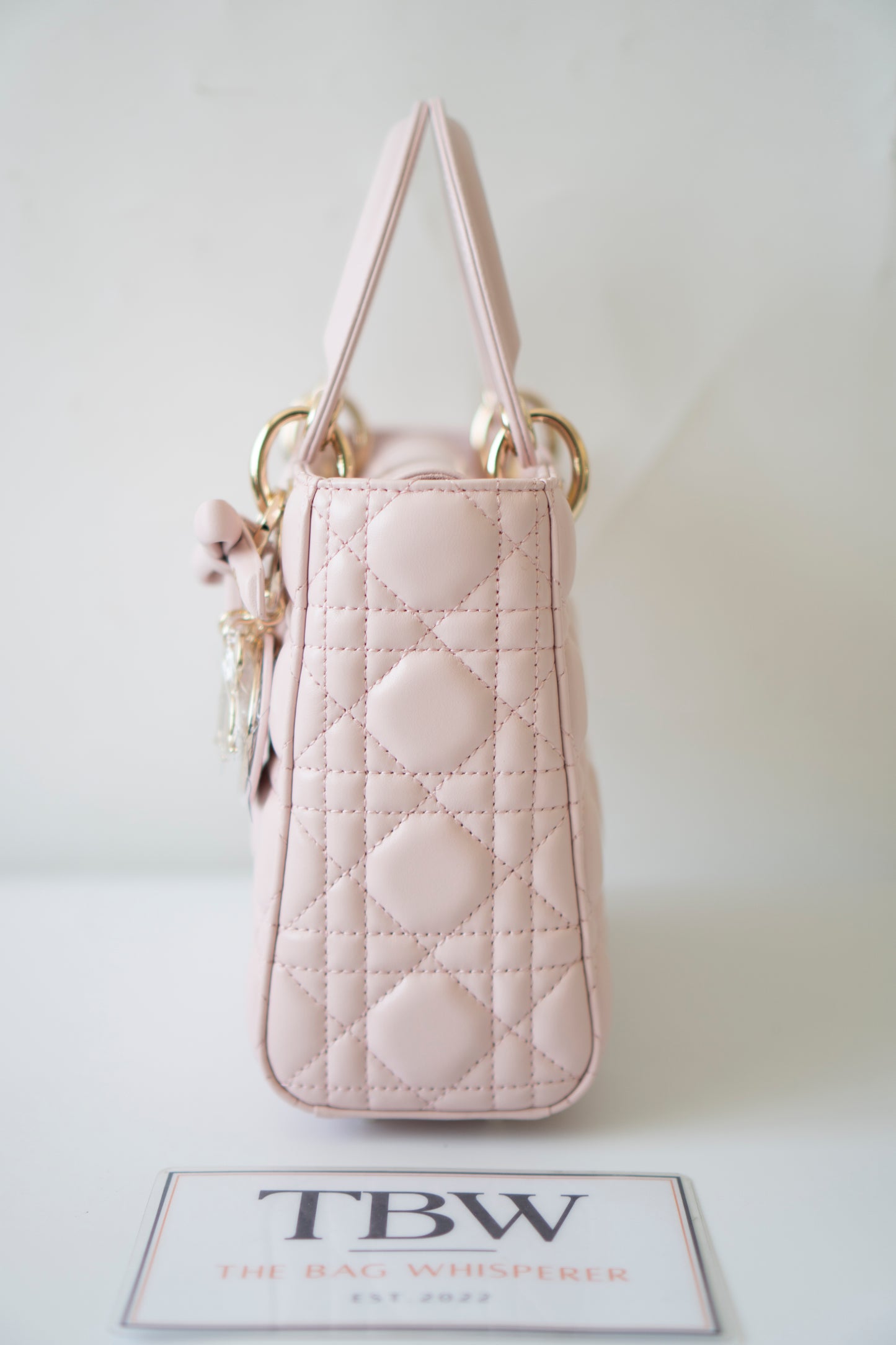 Lady D My ABCDor Small – Blush Pink Lambskin
