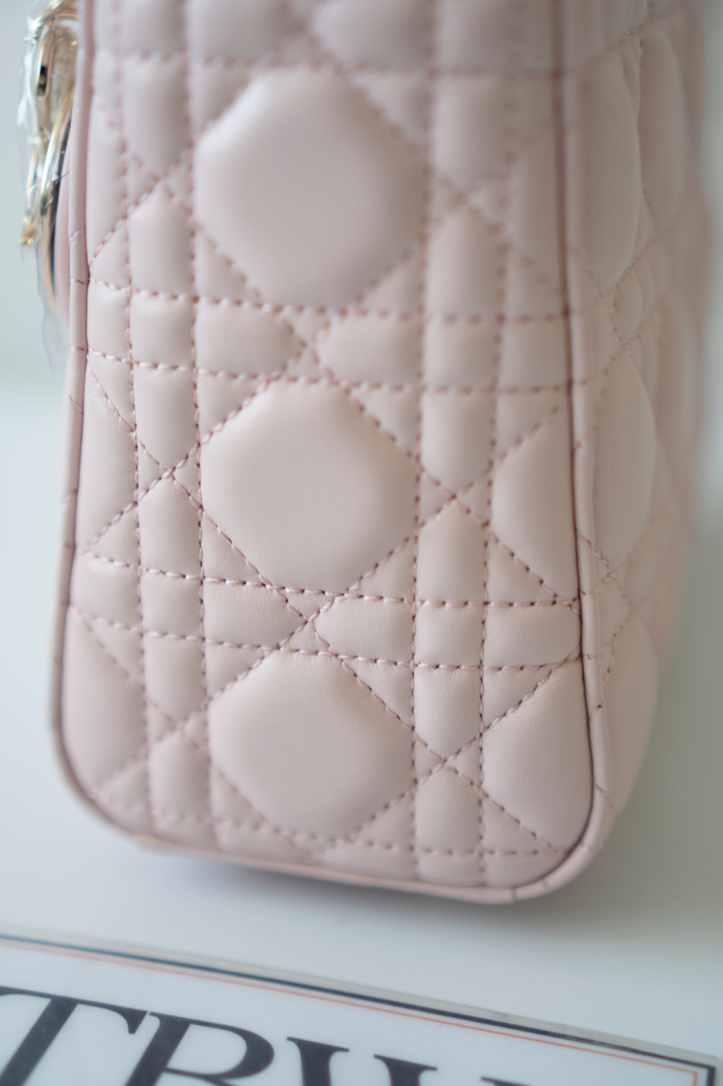 Lady D My ABCDor Small – Blush Pink Lambskin