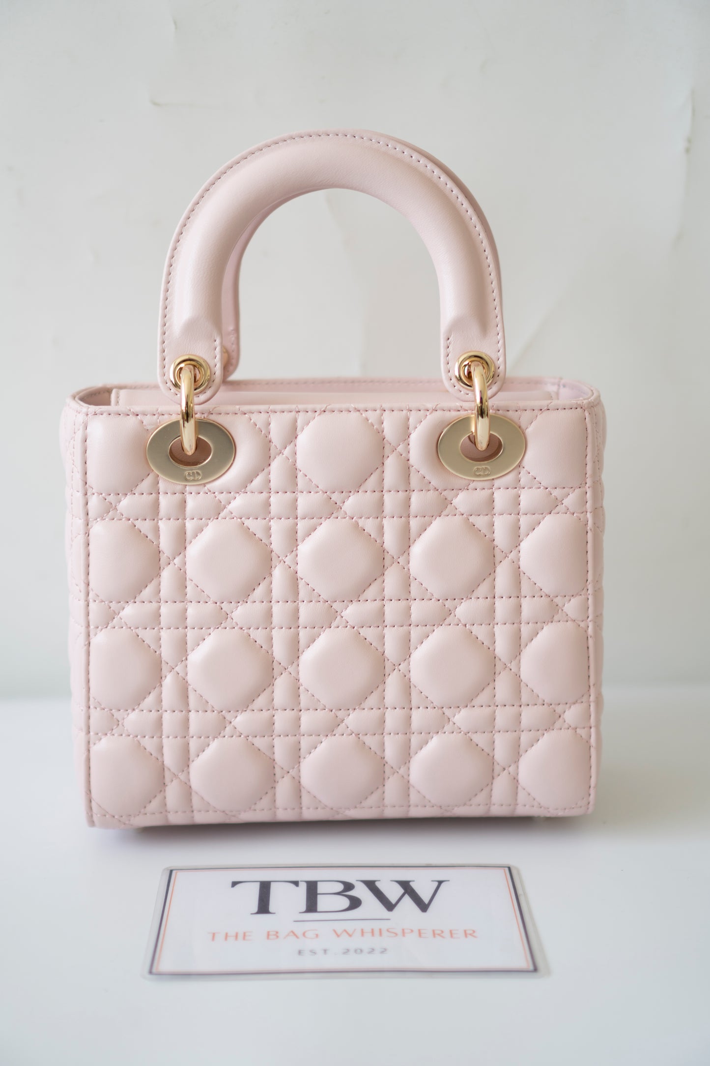Lady D My ABCDor Small – Blush Pink Lambskin