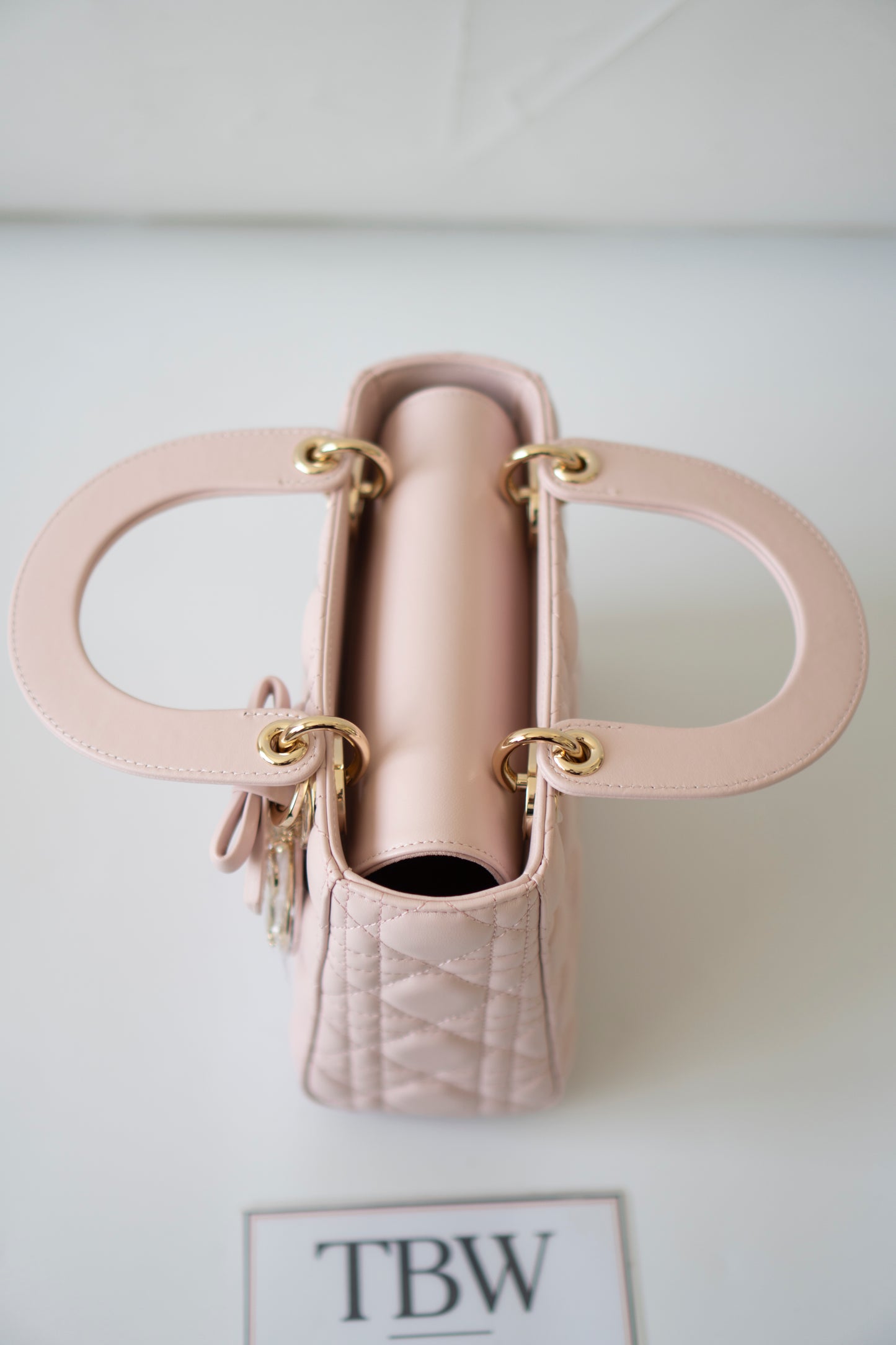 Lady D My ABCDor Small – Blush Pink Lambskin