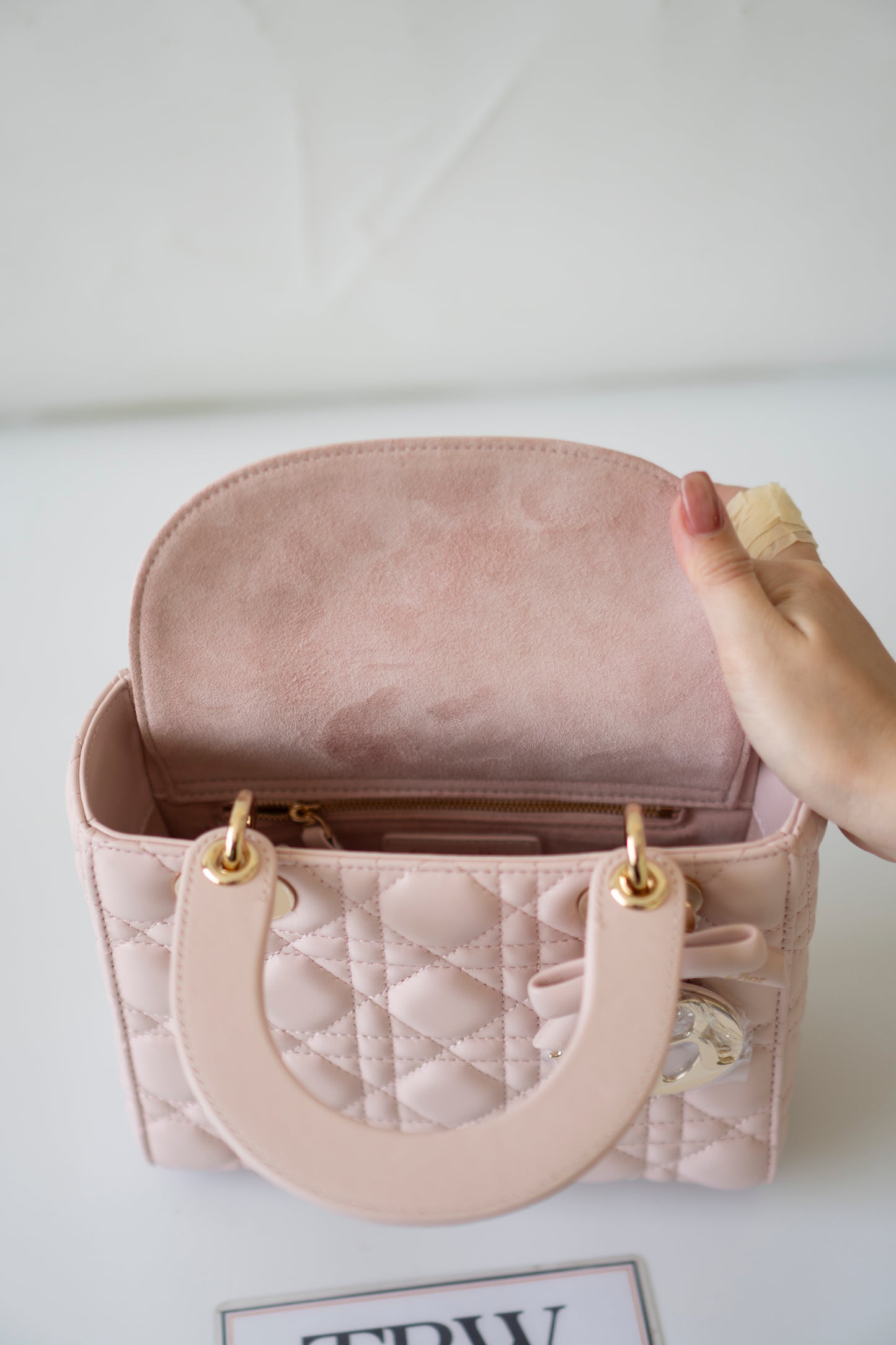 Lady D My ABCDor Small – Blush Pink Lambskin