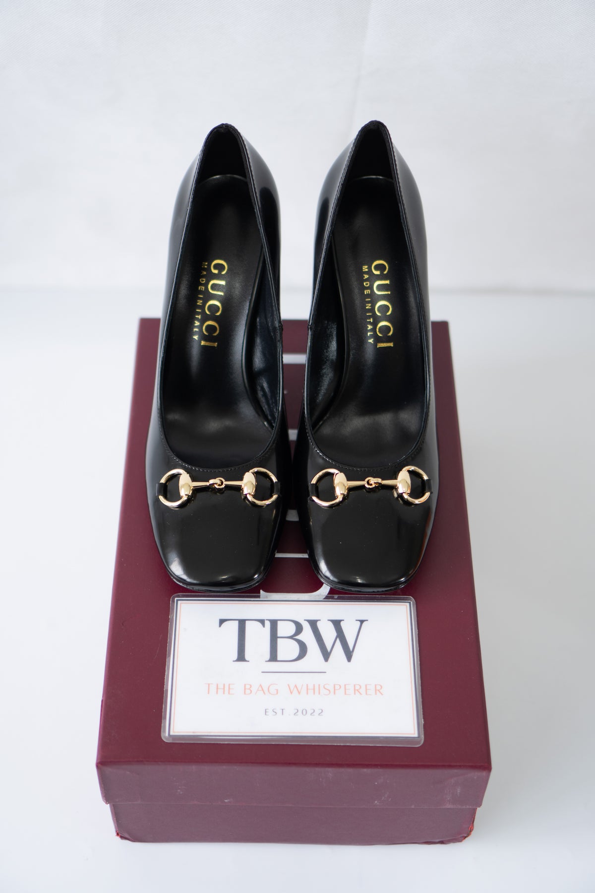 Signora Horsebit Leather Pumps – Black