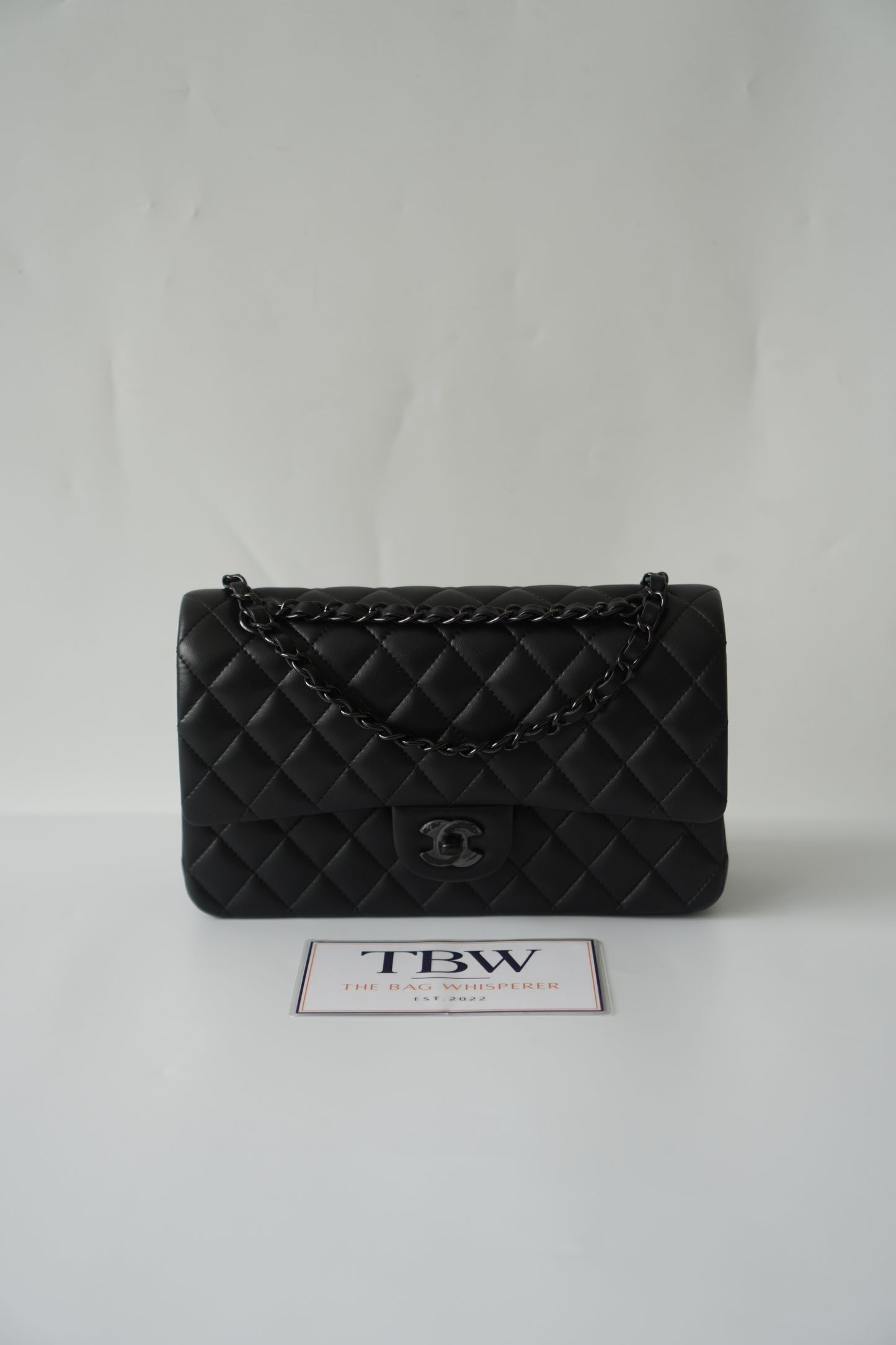Classic Flap Medium So Black – Black Lambskin with Black Hardware