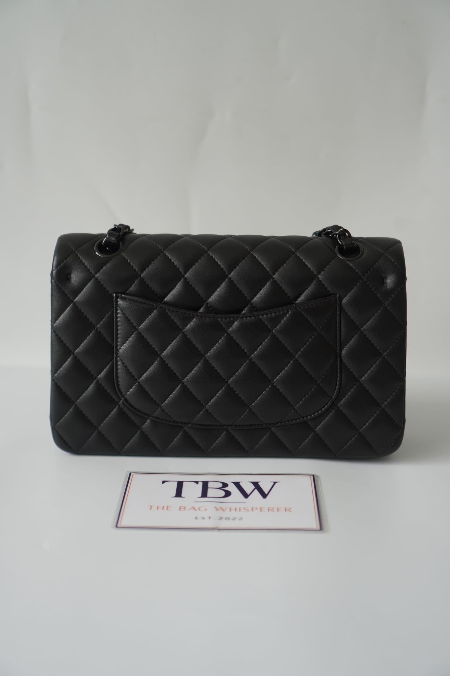 Classic Flap Medium So Black – Black Lambskin with Black Hardware