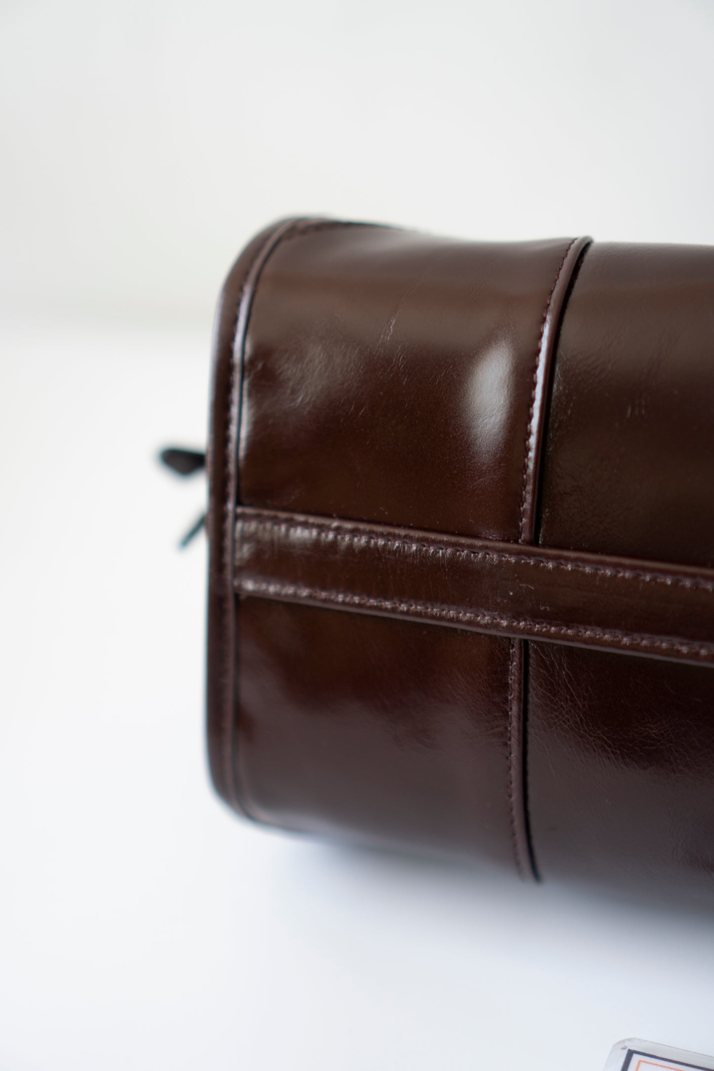 Bonnie Medium – Dark Brown Glossy Calfskin
