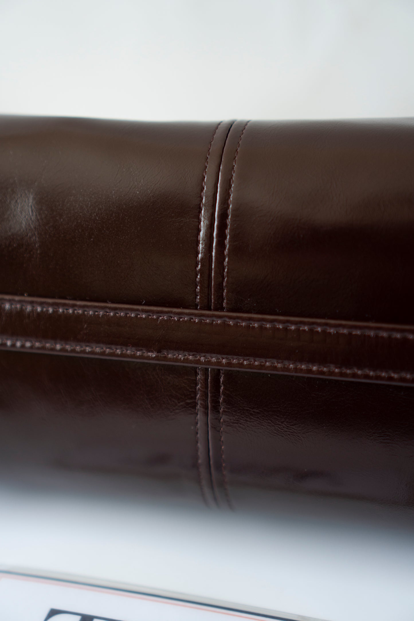Bonnie Medium – Dark Brown Glossy Calfskin
