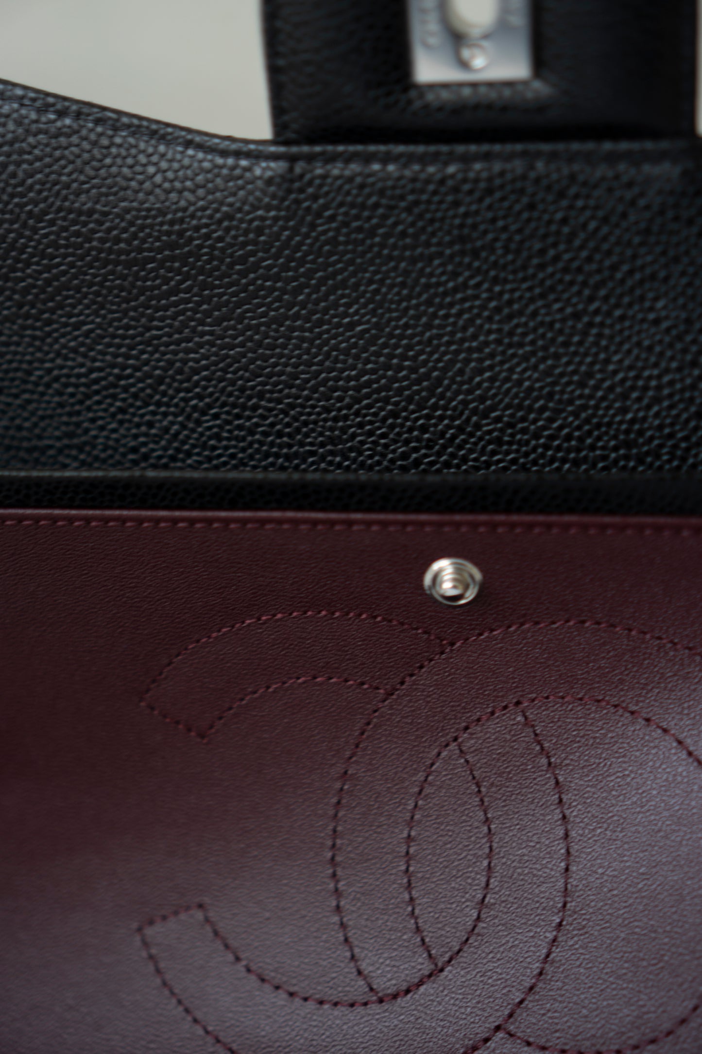 Classic Flap Jumbo – Black Caviar with Silver Hardware