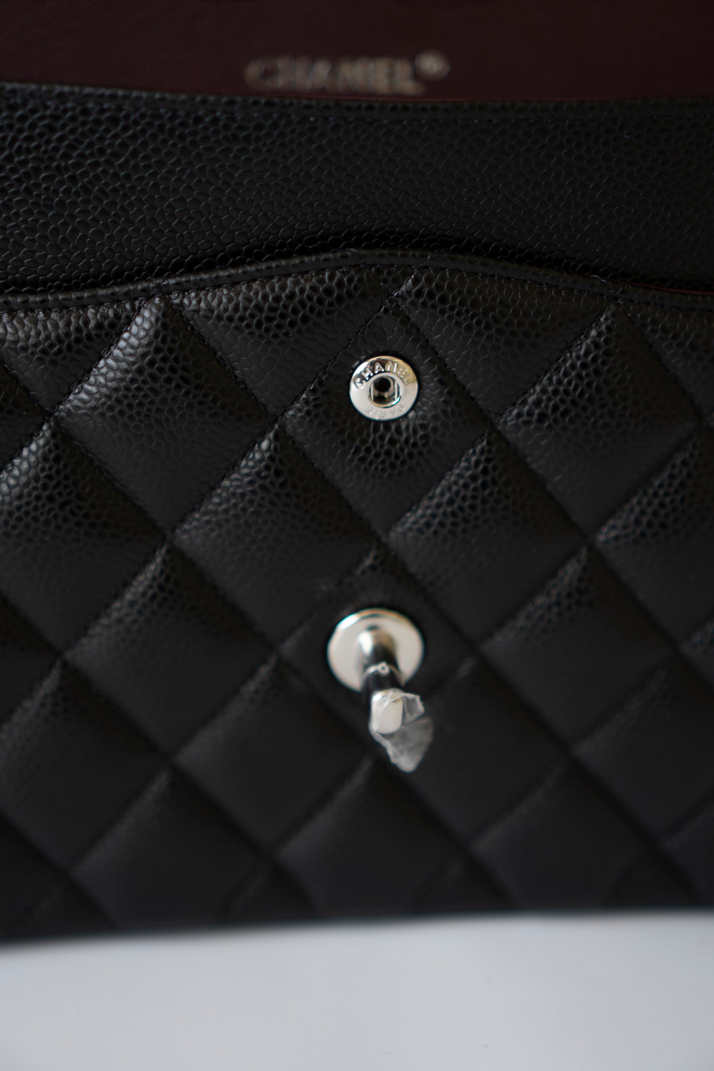 Classic Flap Jumbo – Black Caviar with Silver Hardware