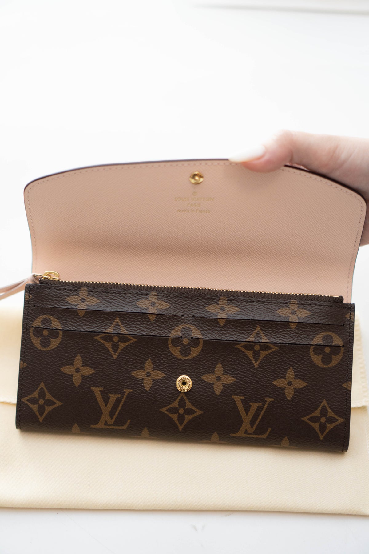 Sarah Wallet In the delightful Rose Ballerine