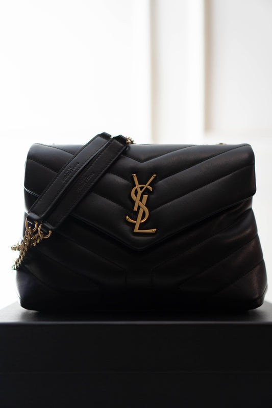 YSL Loulou in Black Old Small
