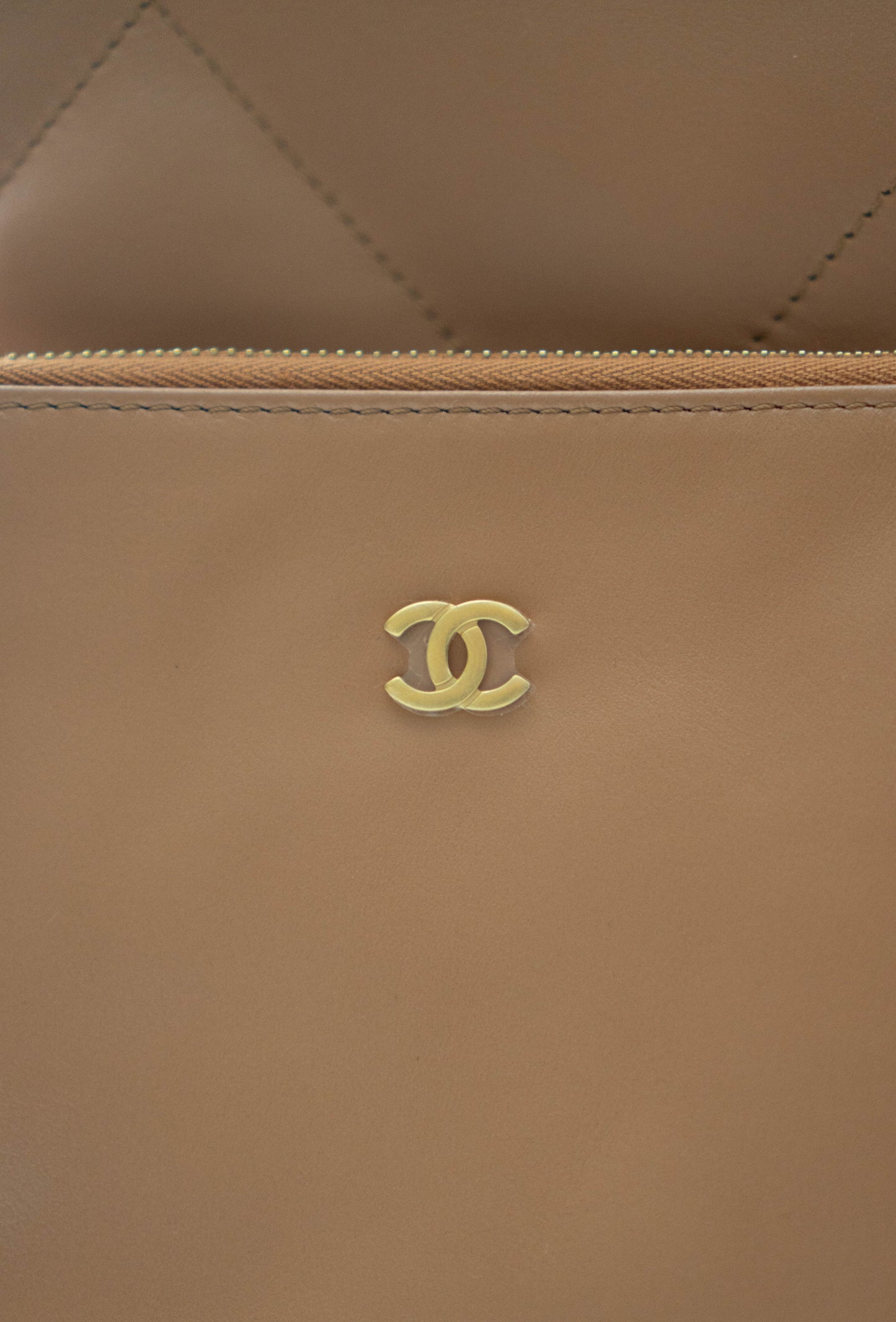 C22 in Medium Rich Caramel Calfskin with Gold Hardware