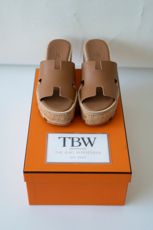 Eze 30 Sandals – Naturel / Gold