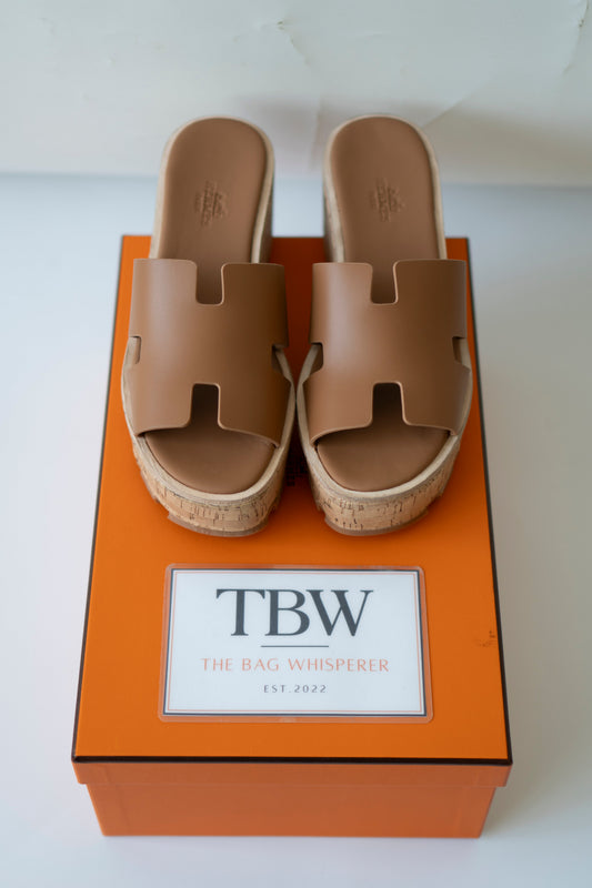 Eze 30 Sandals – Naturel / Gold