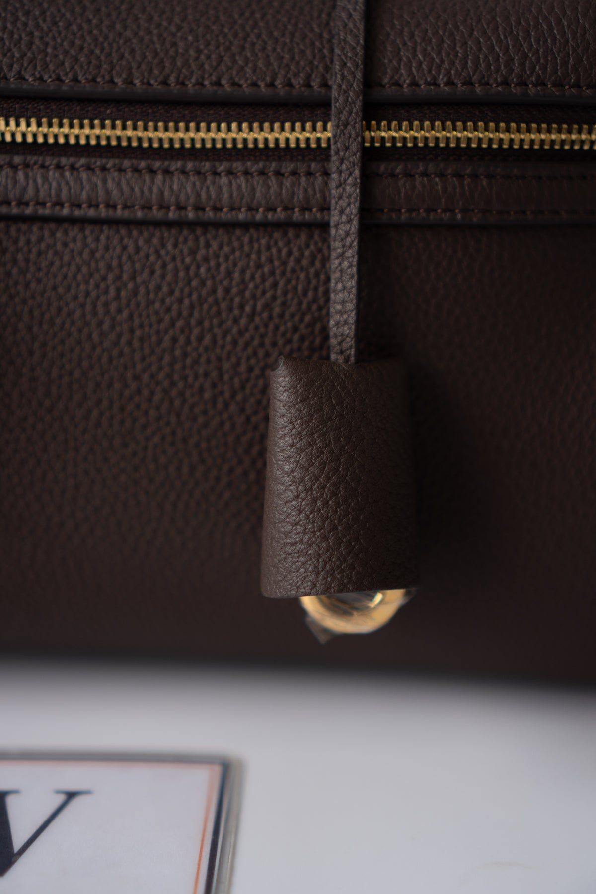 Extra Pocket L33 Top Handle Bag – Dark Brown