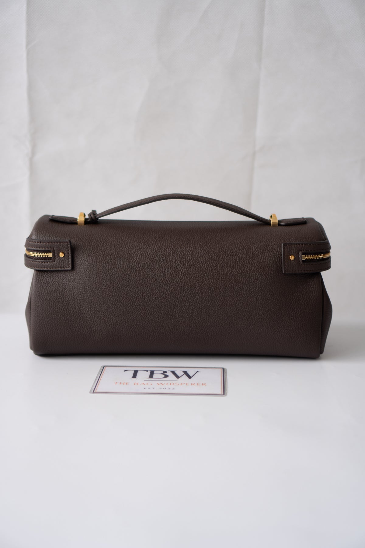 Extra Pocket L33 Top Handle Bag – Dark Brown