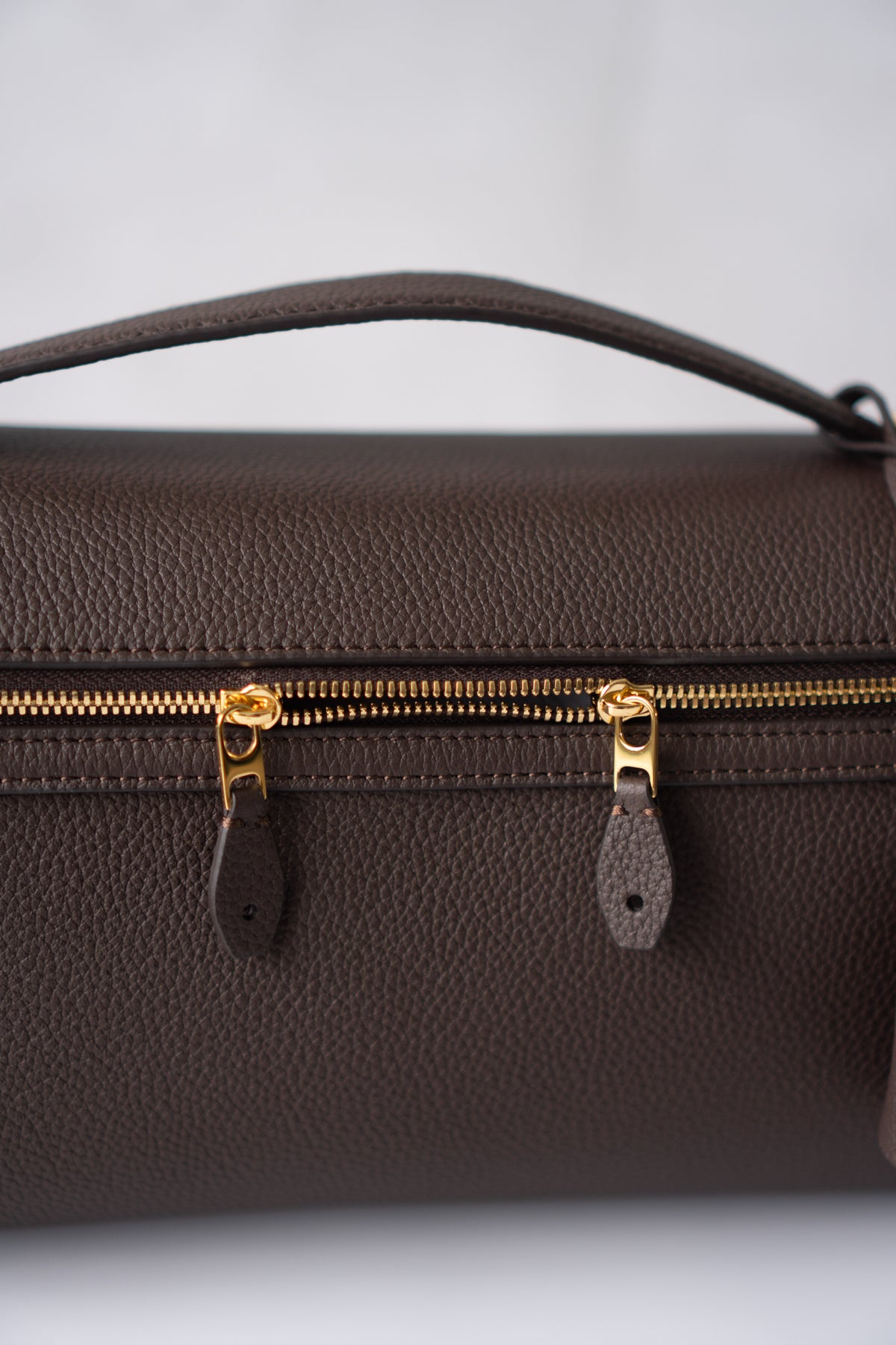 Extra Pocket L33 Top Handle Bag – Dark Brown