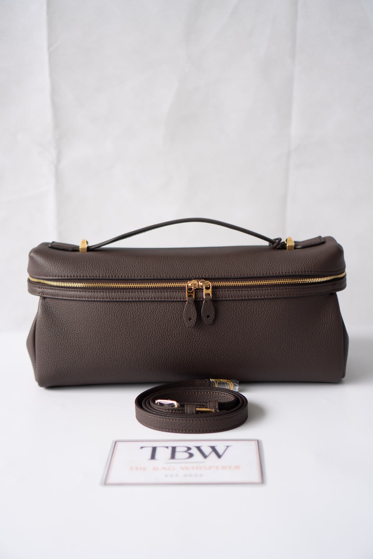 Extra Pocket L33 Top Handle Bag – Dark Brown