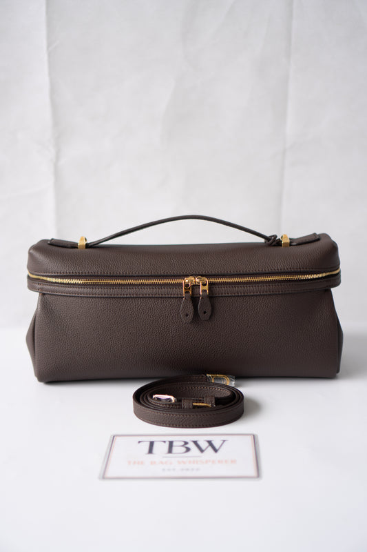 Extra Pocket L33 Top Handle Bag – Dark Brown