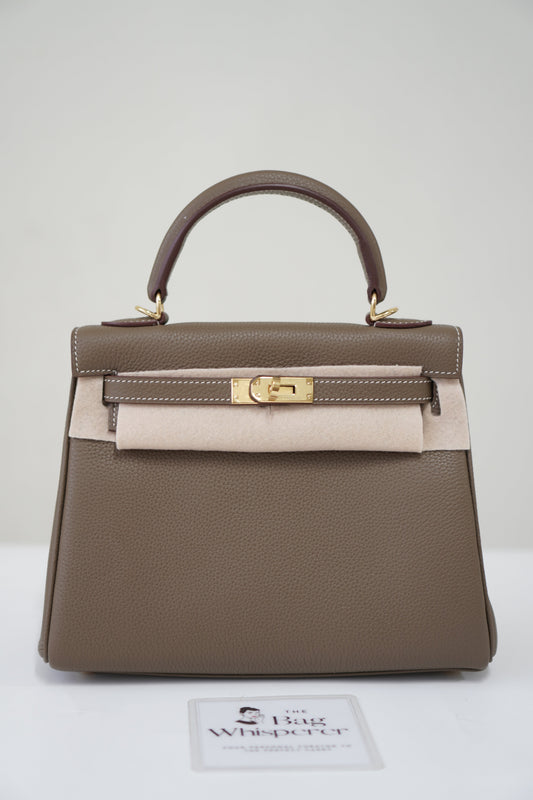 KL 25 in Etoupe Togo leather