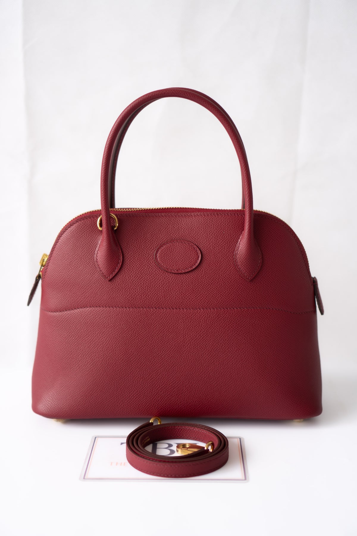 Bolide 27 Epsom Leather – Rouge Grenat