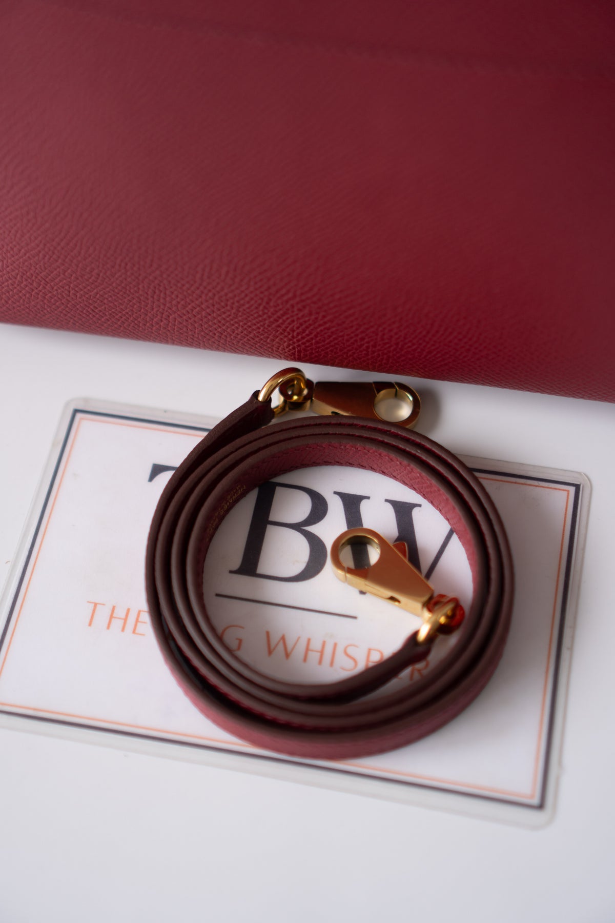 Bolide 27 Epsom Leather – Rouge Grenat