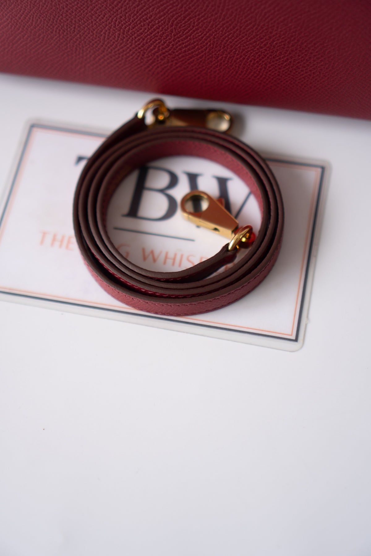 Bolide 27 Epsom Leather – Rouge Grenat