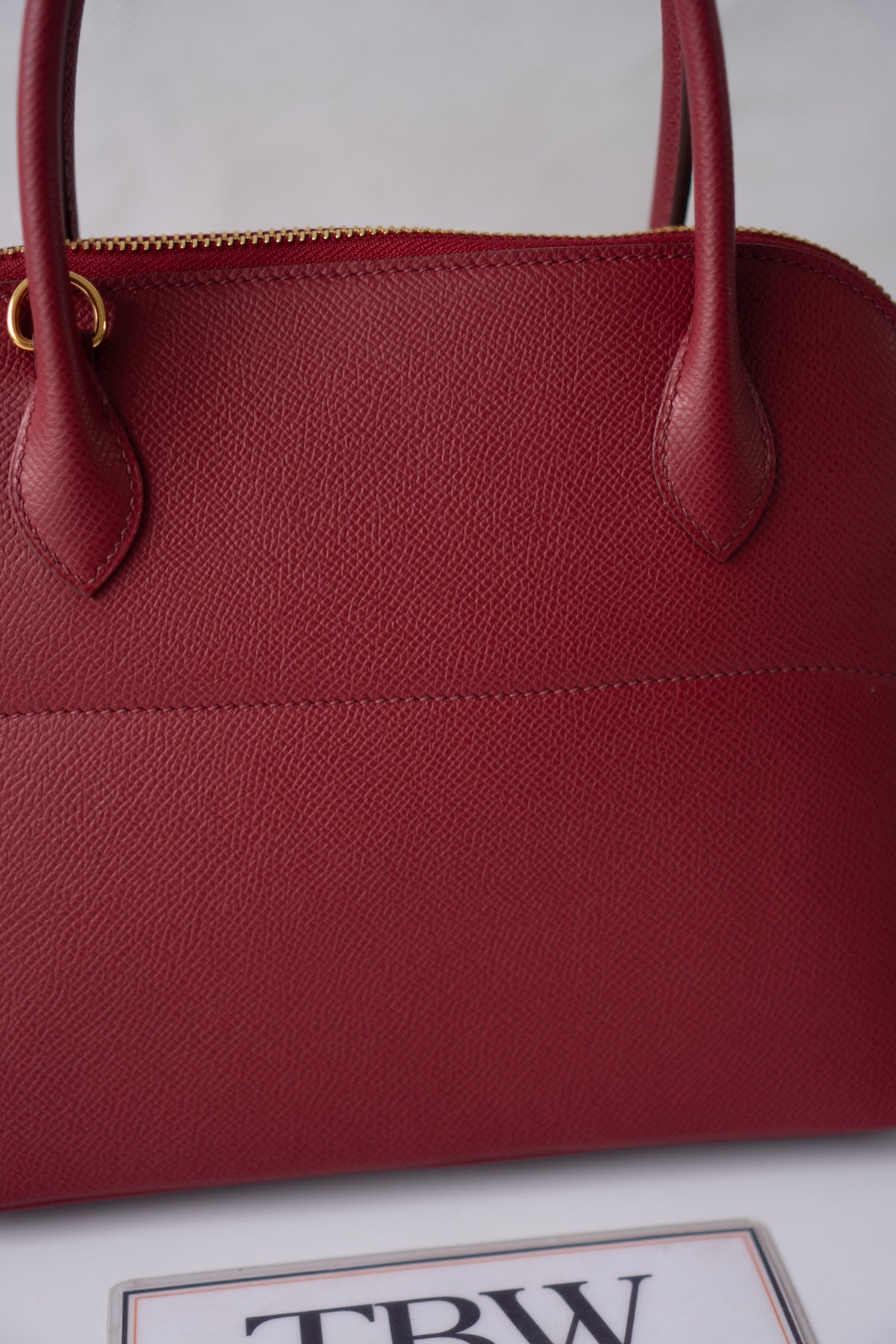 Bolide 27 Epsom Leather – Rouge Grenat