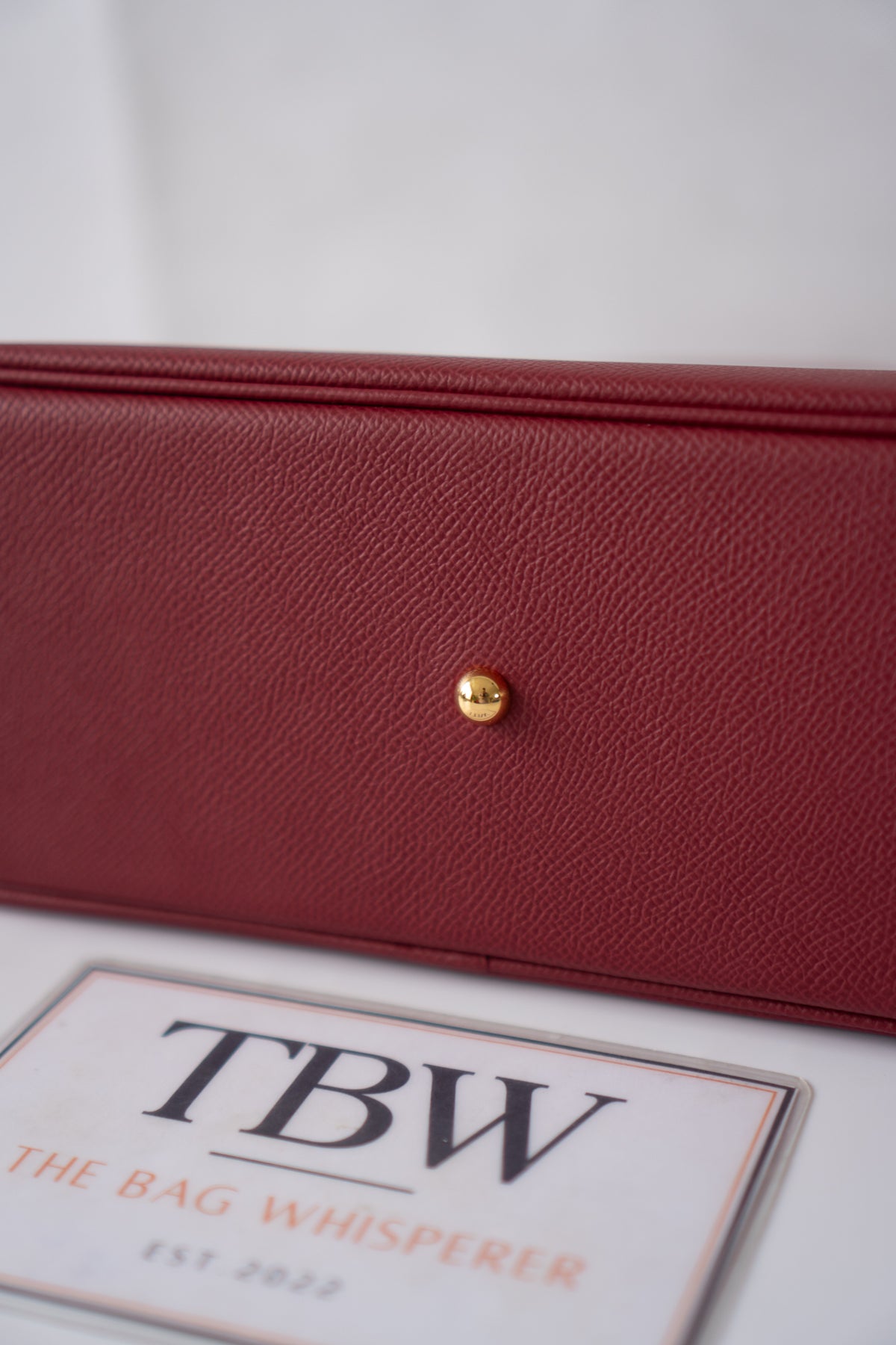 Bolide 27 Epsom Leather – Rouge Grenat