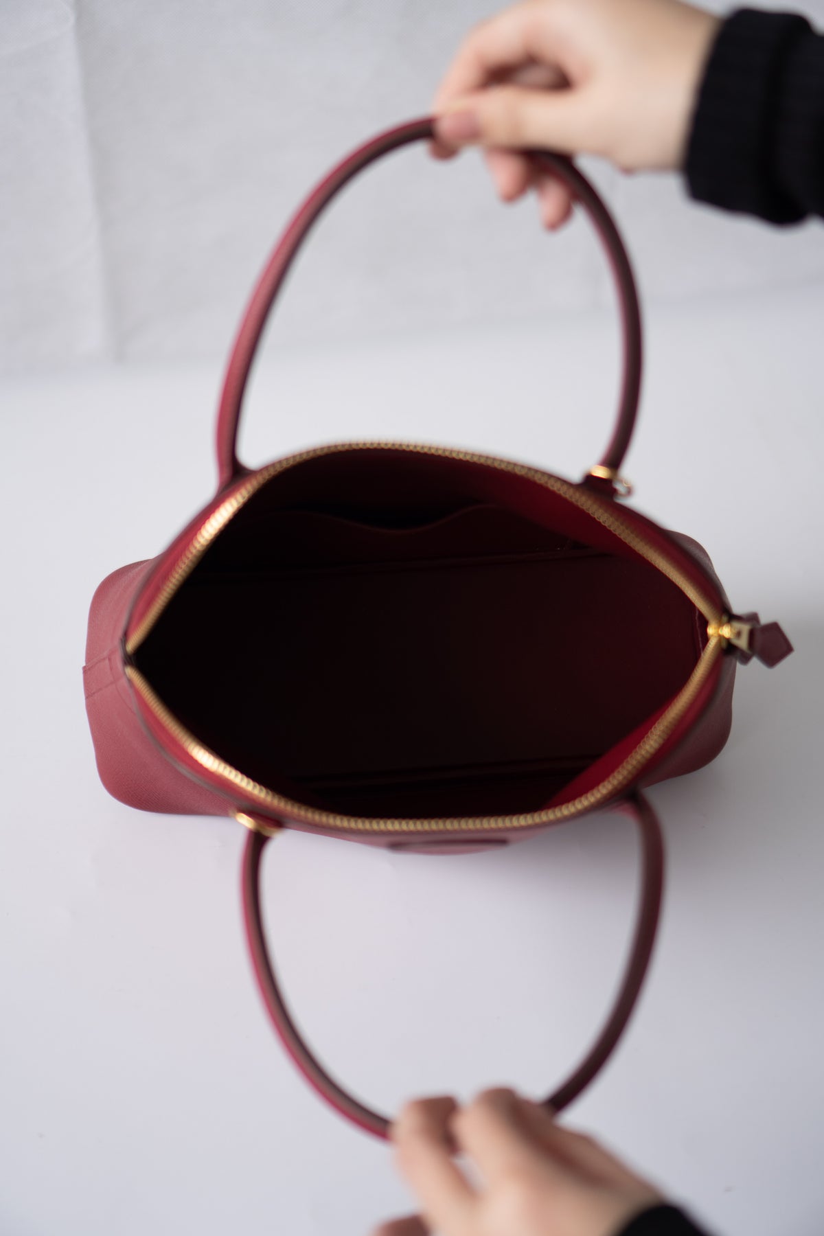Bolide 27 Epsom Leather – Rouge Grenat