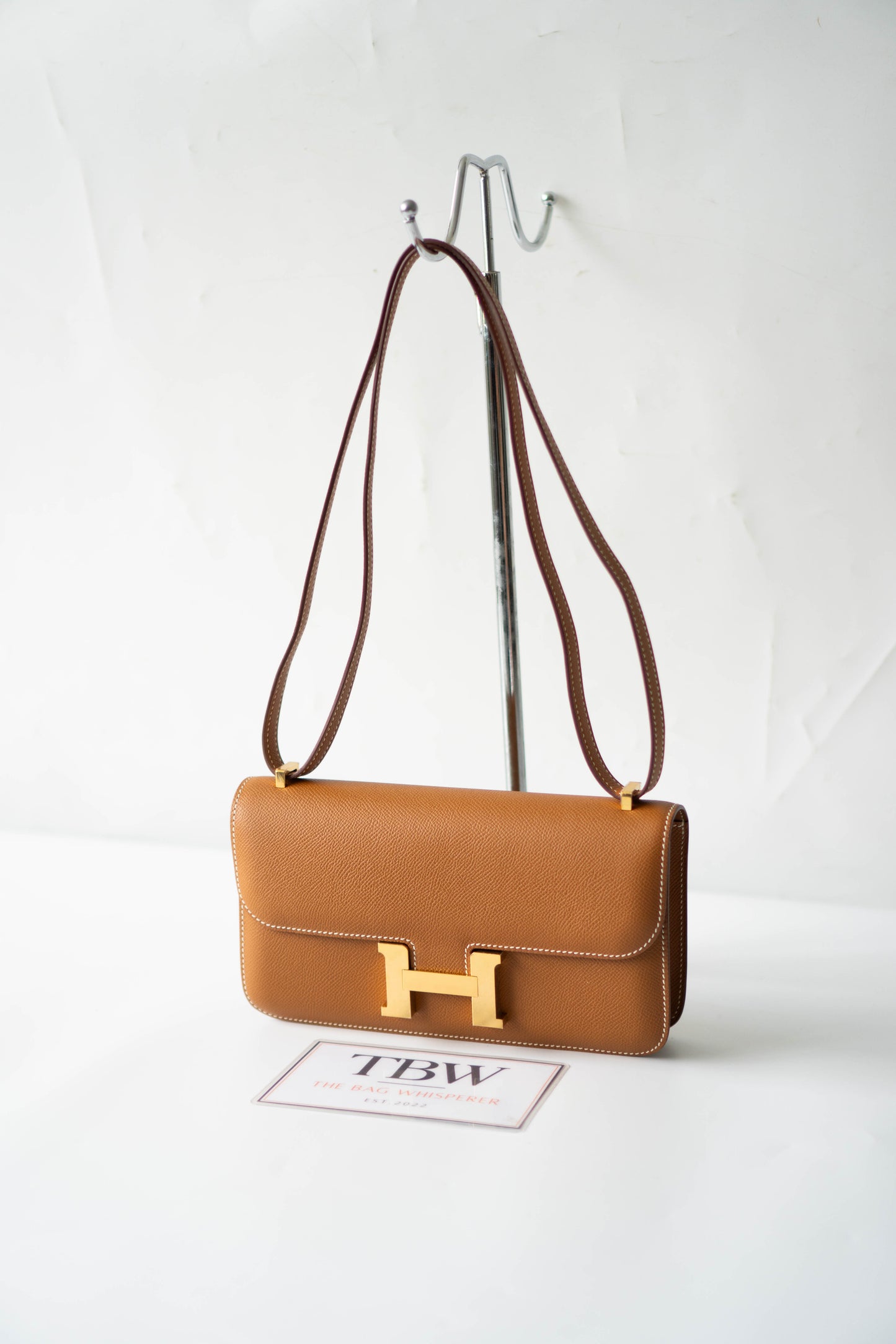 Constance Elan – Gold Epsom Leather with Gold Hardware