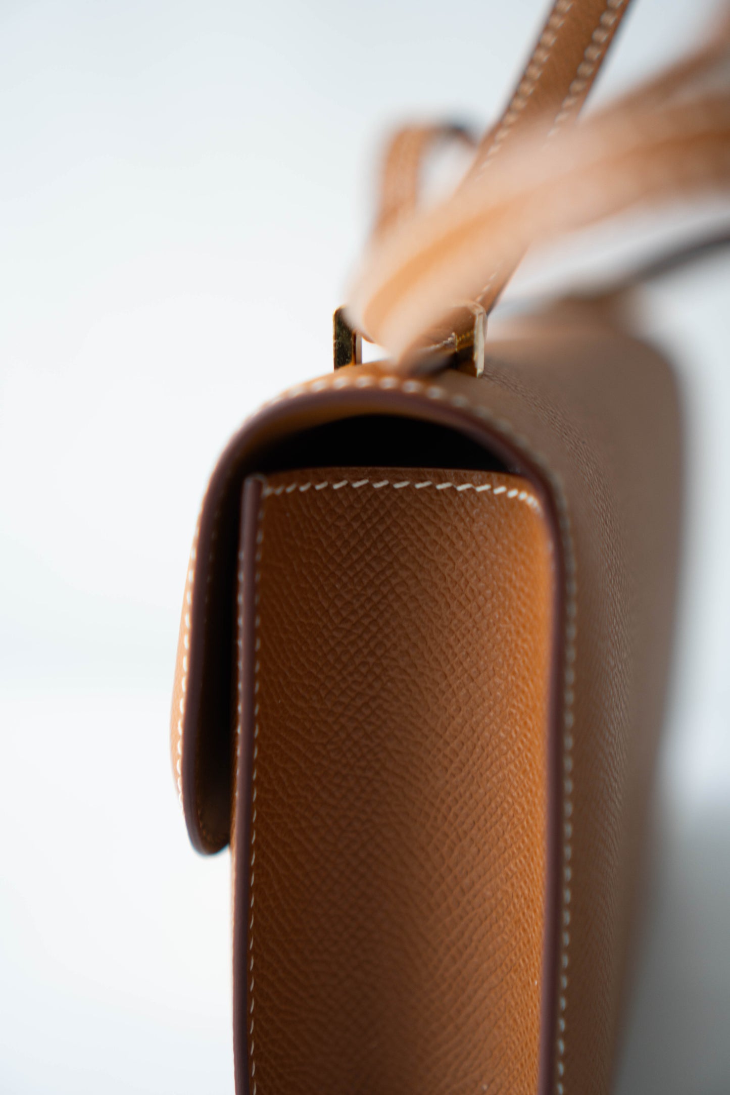 Constance Elan – Gold Epsom Leather with Gold Hardware