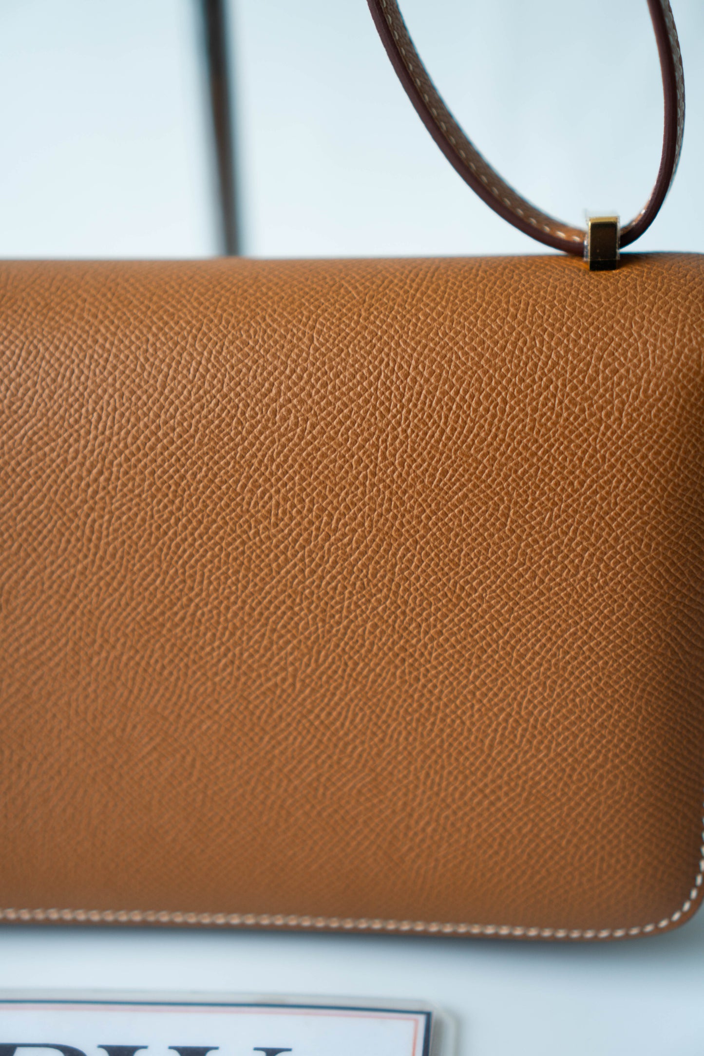 Constance Elan – Gold Epsom Leather with Gold Hardware